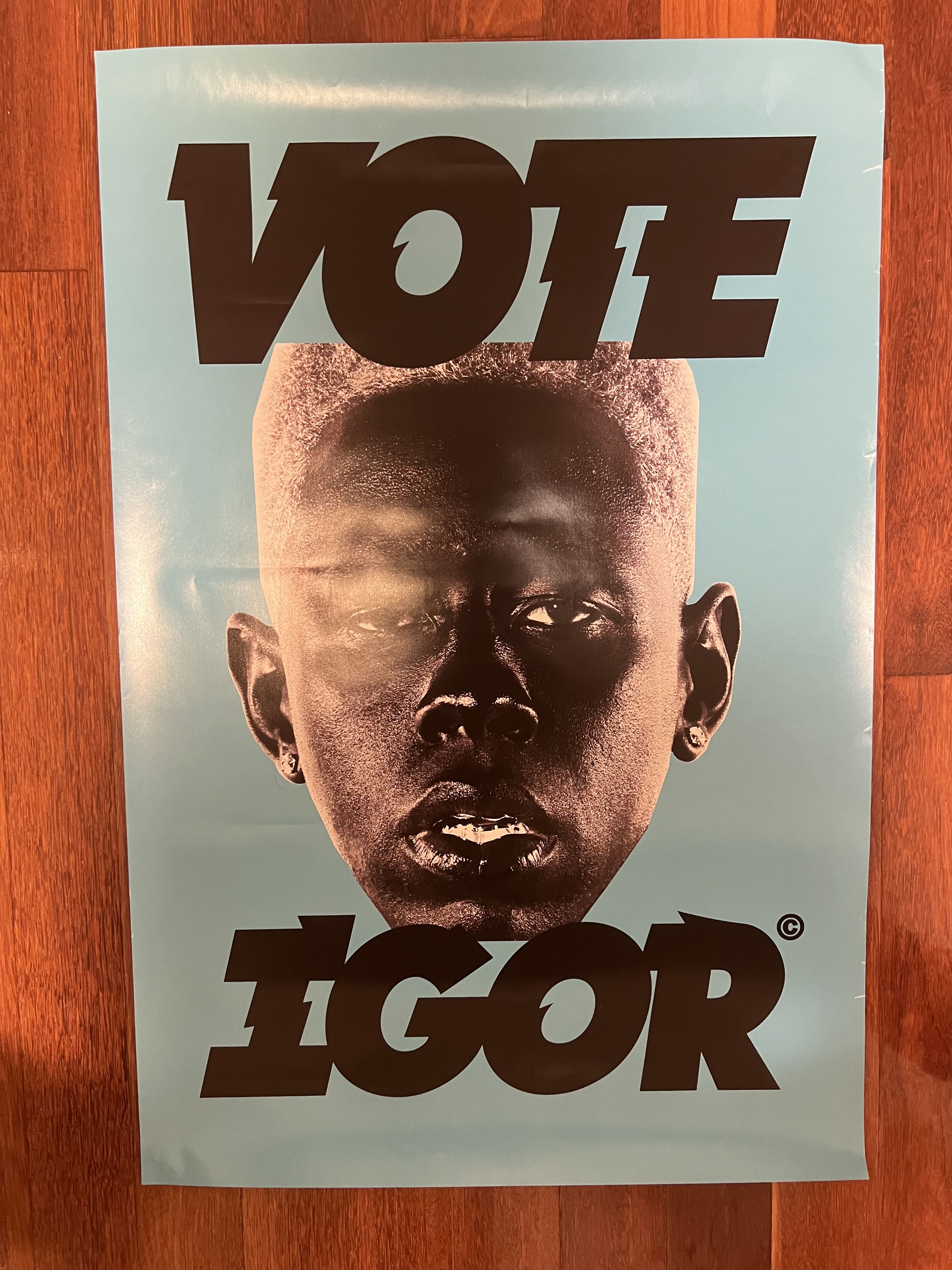 Golf Wang 💚 Golf Wang Vote Igor Poster Blue | Grailed