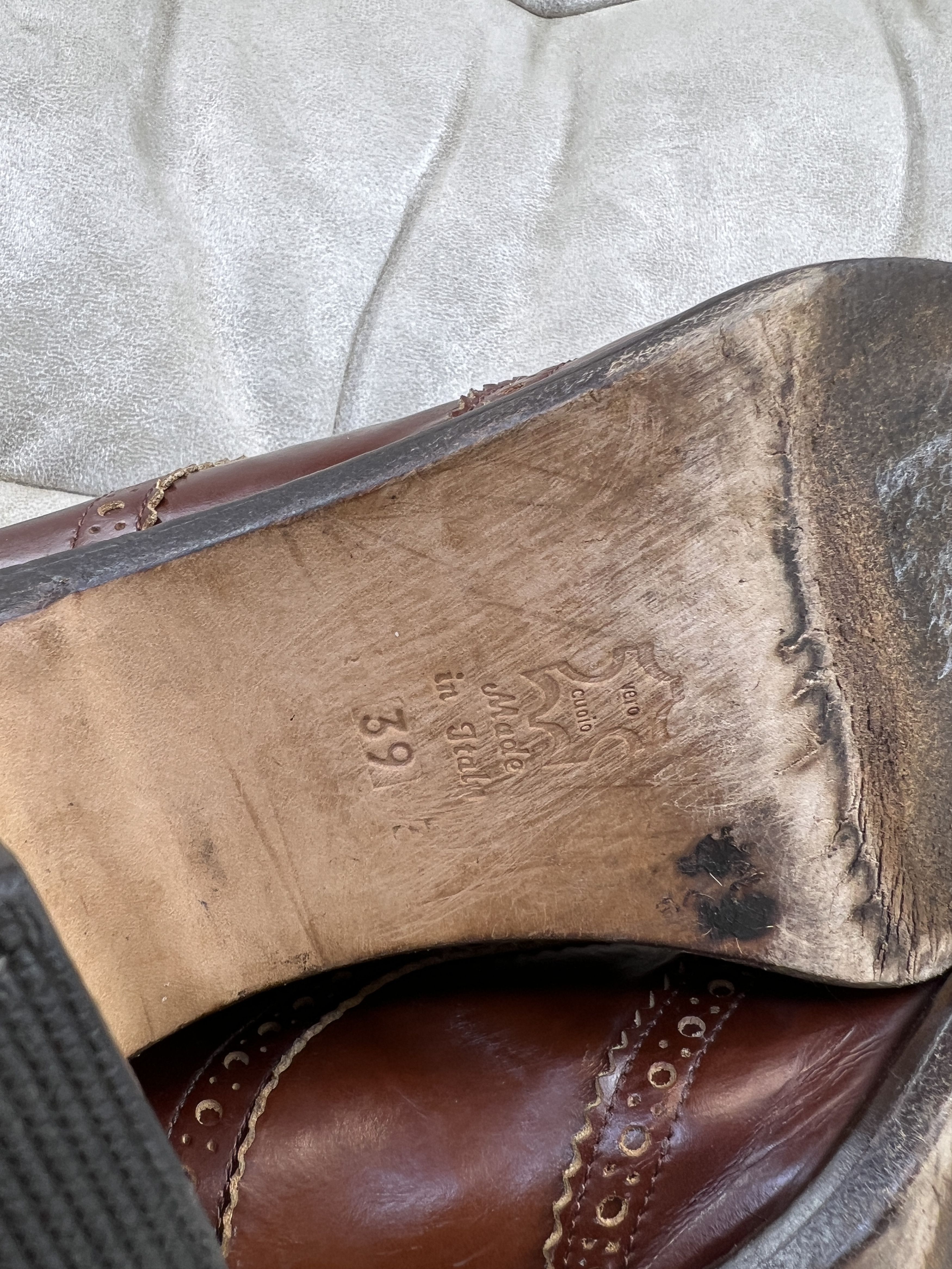 Dries Van Noten Vintage Dries Van Noten Brown Leather Bootie Lace Up Heels Size US 9 / IT 39 - 3 Thumbnail