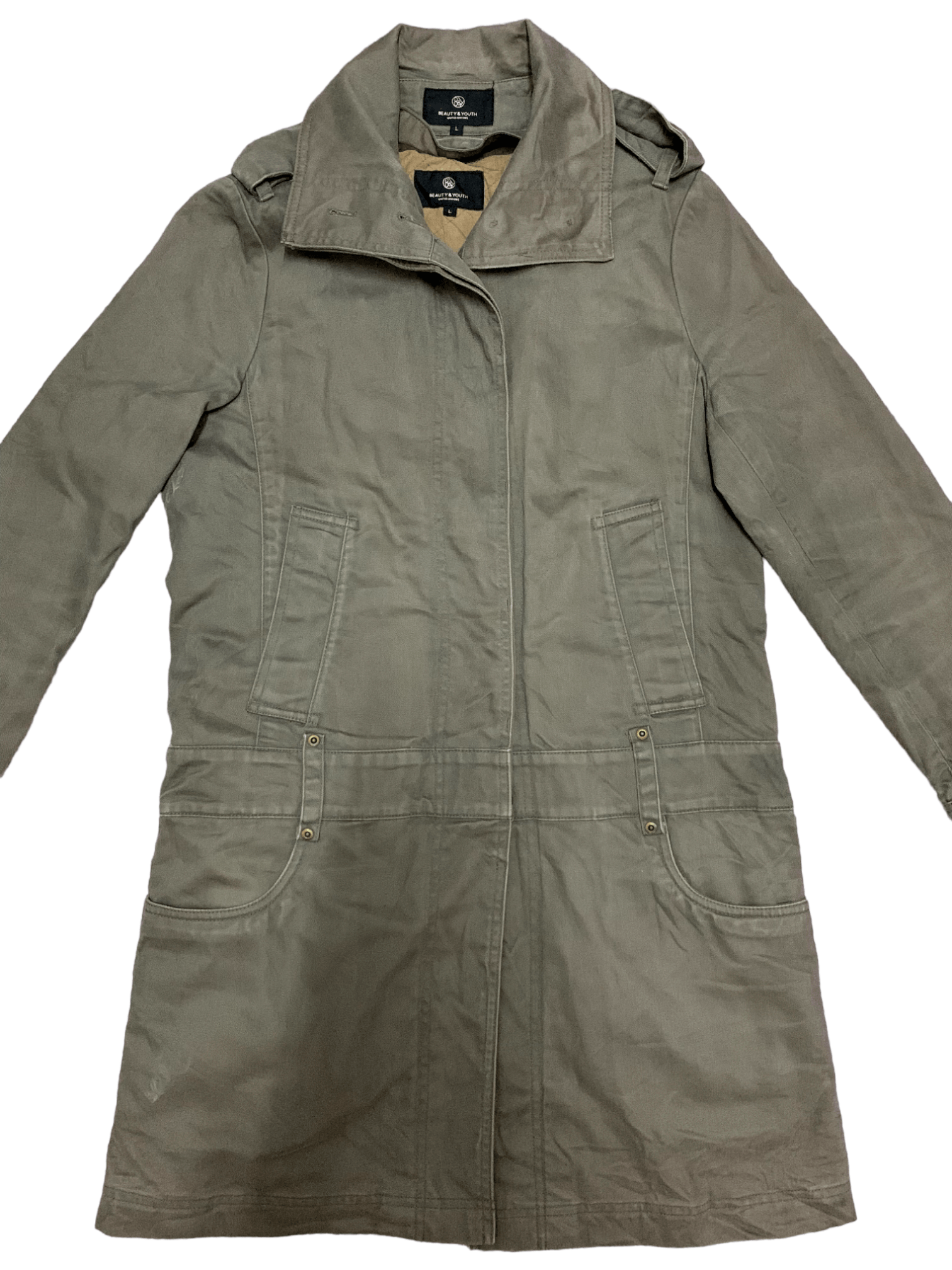 BEAUTY&YOUTH × Japanese Brand × United Arrows Vintage United Arrows X Beauty & Youth Trench Coat Size US M / EU 48-50 / 2 - 6 Thumbnail