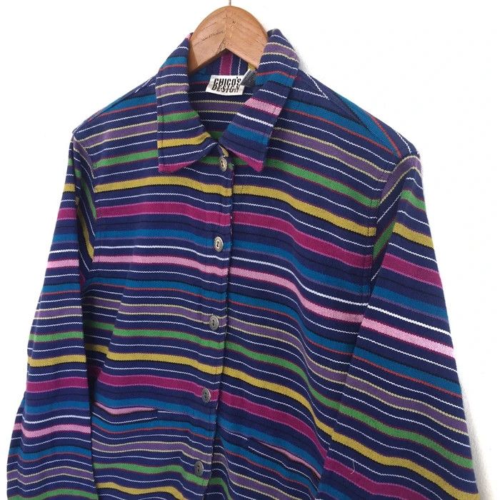 Chicos Chico’s Design Striped Style Jacket Size US S / EU 44-46 / 1 - 4 Thumbnail