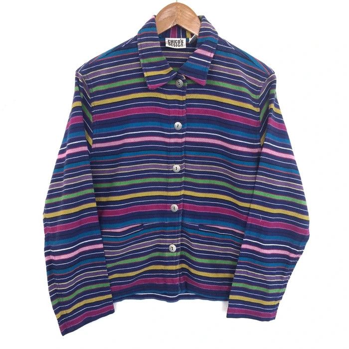 Chicos Chico’s Design Striped Style Jacket Size US S / EU 44-46 / 1 - 1 Thumbnail