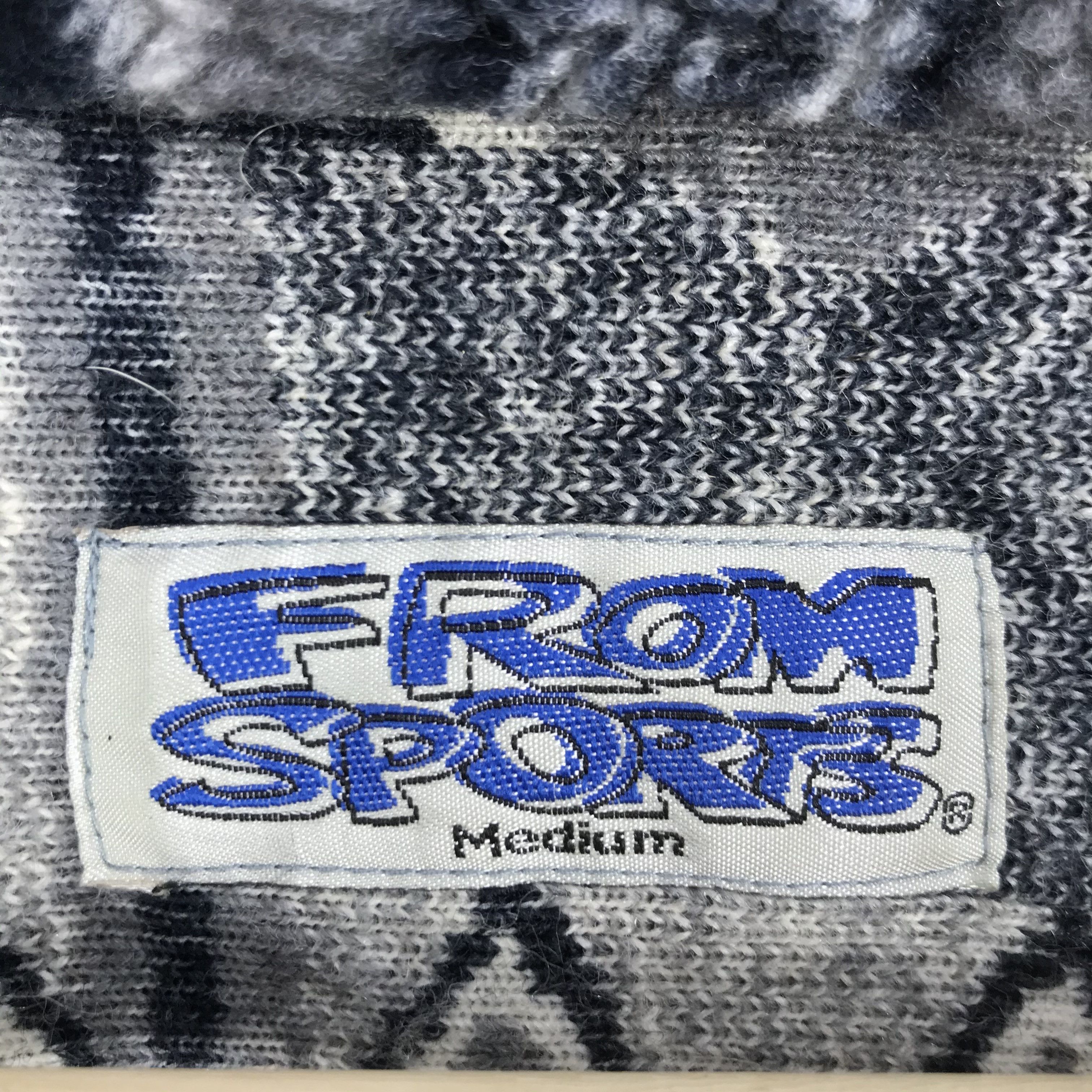 Japanese Brand × Vintage Vintage From Sport Fleece Sweater Jacket | BS54476. Size US L / EU 52-54 / 3 - 7 Thumbnail