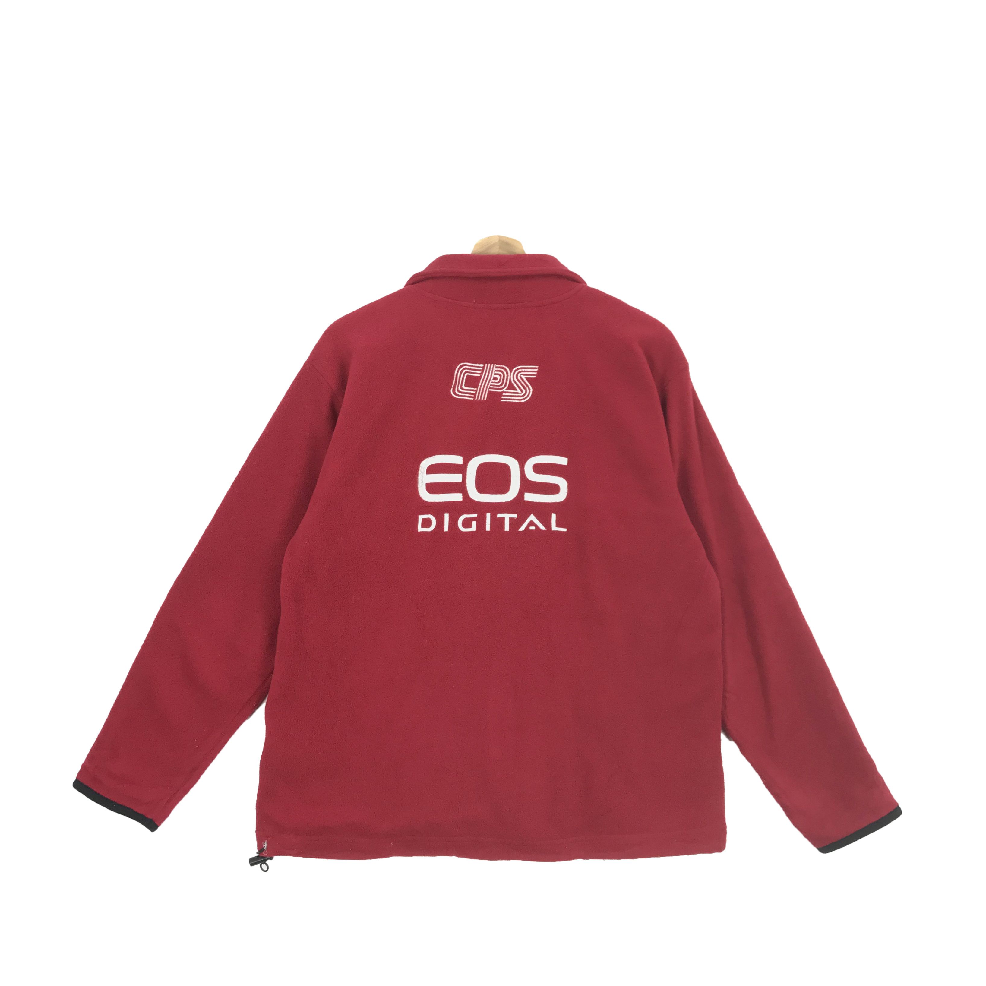 Canon × Japanese Brand × Vintage Vintage Canon EOS Fleece Sweater Sweatshirt | BS54477. Size US L / EU 52-54 / 3 - 1 Thumbnail