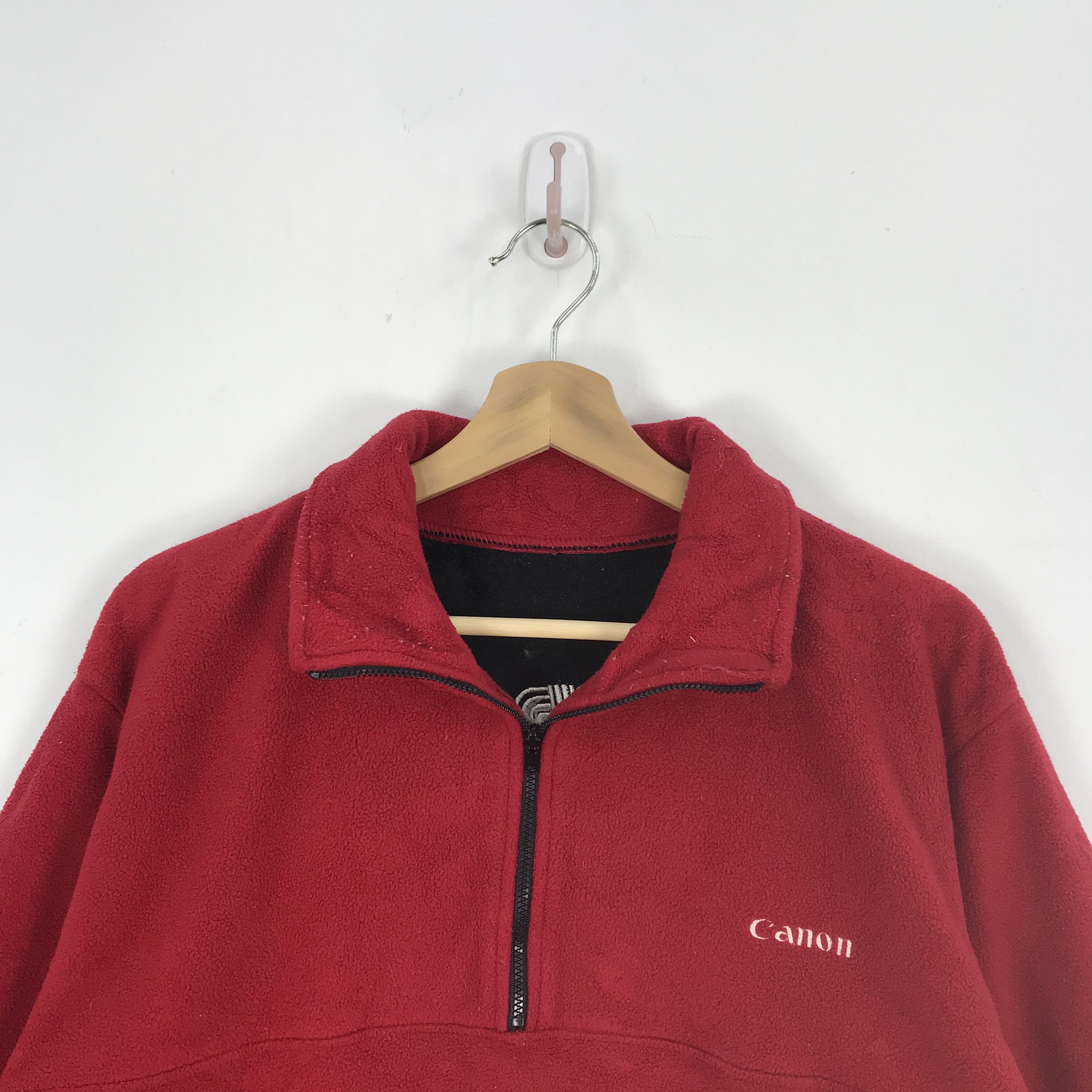 Canon × Japanese Brand × Vintage Vintage Canon EOS Fleece Sweater Sweatshirt | BS54477. Size US L / EU 52-54 / 3 - 3 Thumbnail