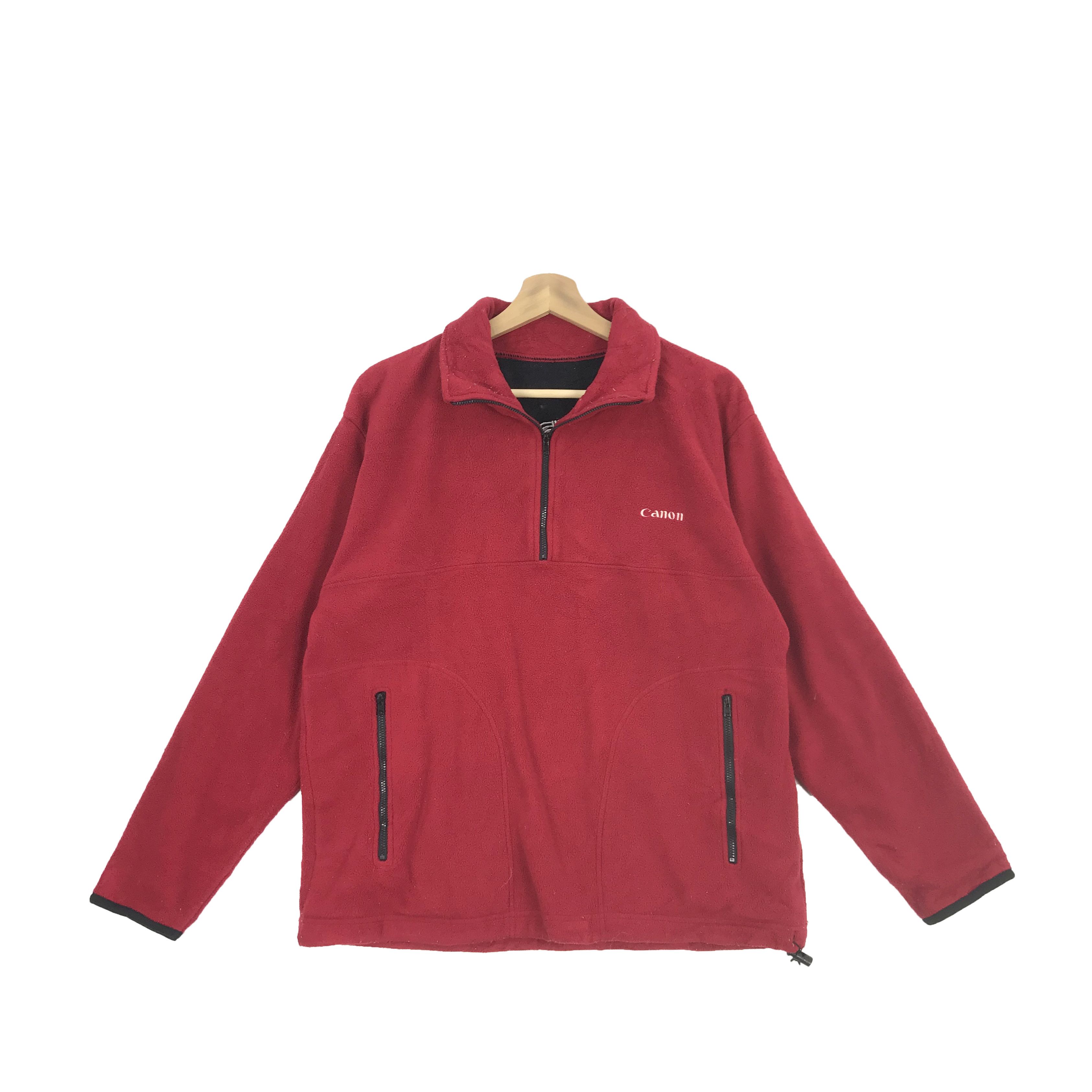 Canon × Japanese Brand × Vintage Vintage Canon EOS Fleece Sweater Sweatshirt | BS54477. Size US L / EU 52-54 / 3 - 2 Thumbnail