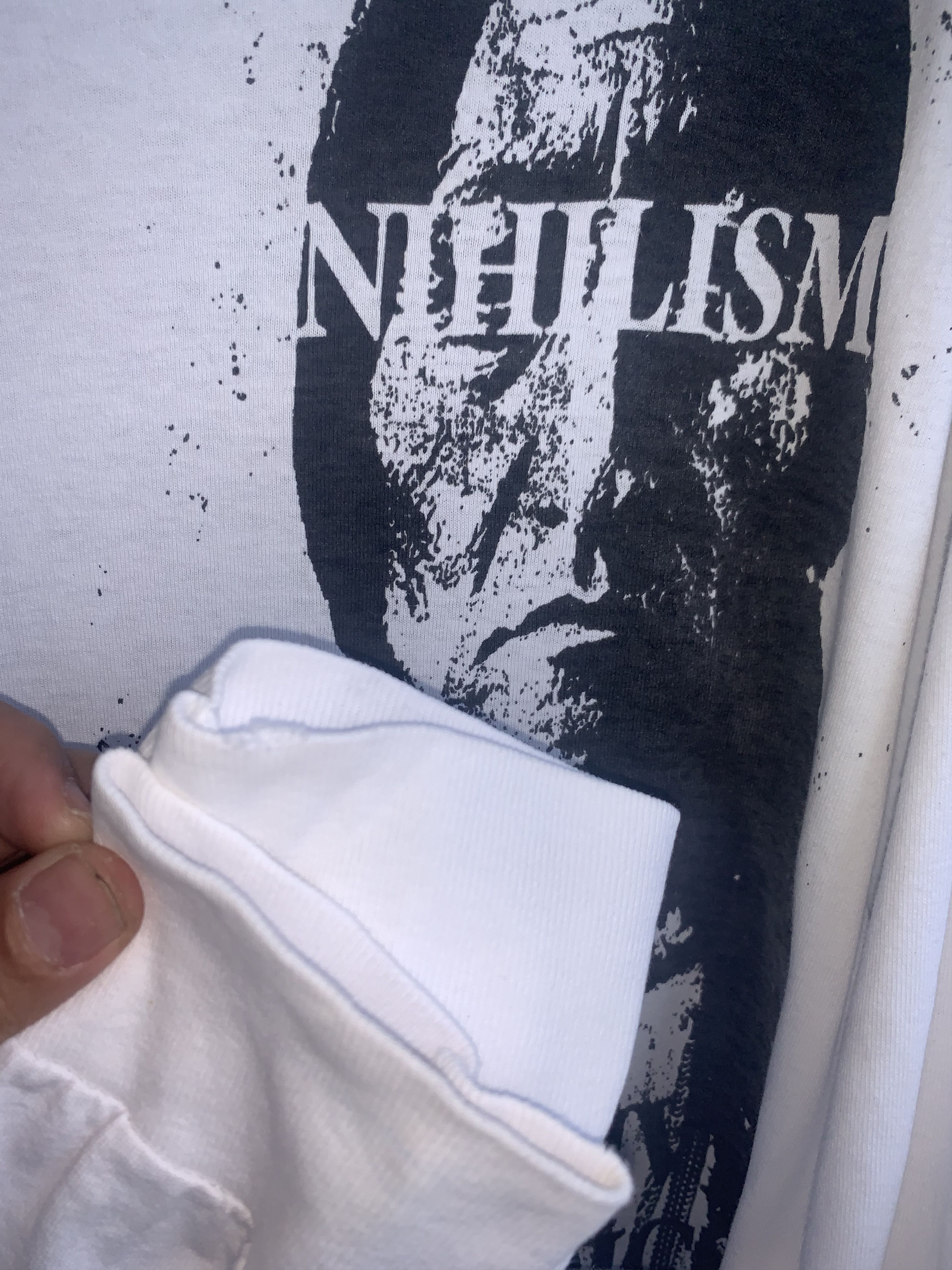 Vintage 'Nihilism' Native American Nihilism Standard Identity Tee Size US M / EU 48-50 / 2 - 3 Thumbnail