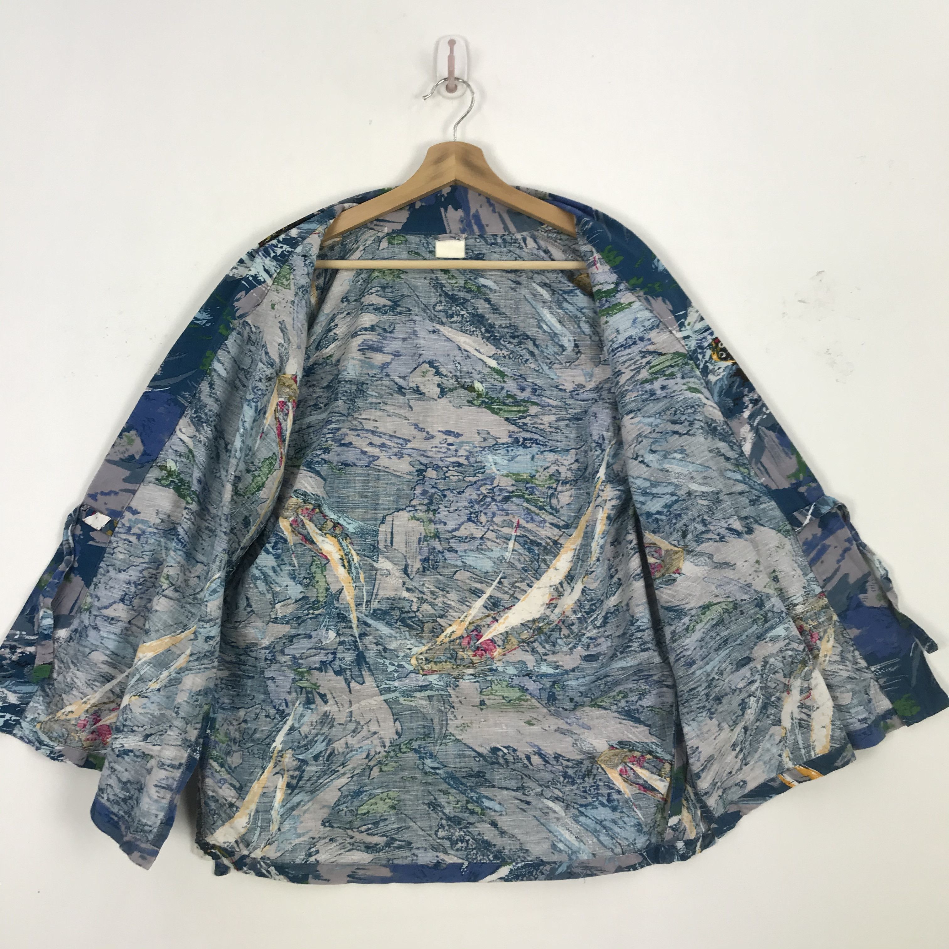 Japanese Brand × Vintage Vintage Surf Kimono Japanese Jacket Surfwear | BS54470. Size US L / EU 52-54 / 3 - 5 Thumbnail