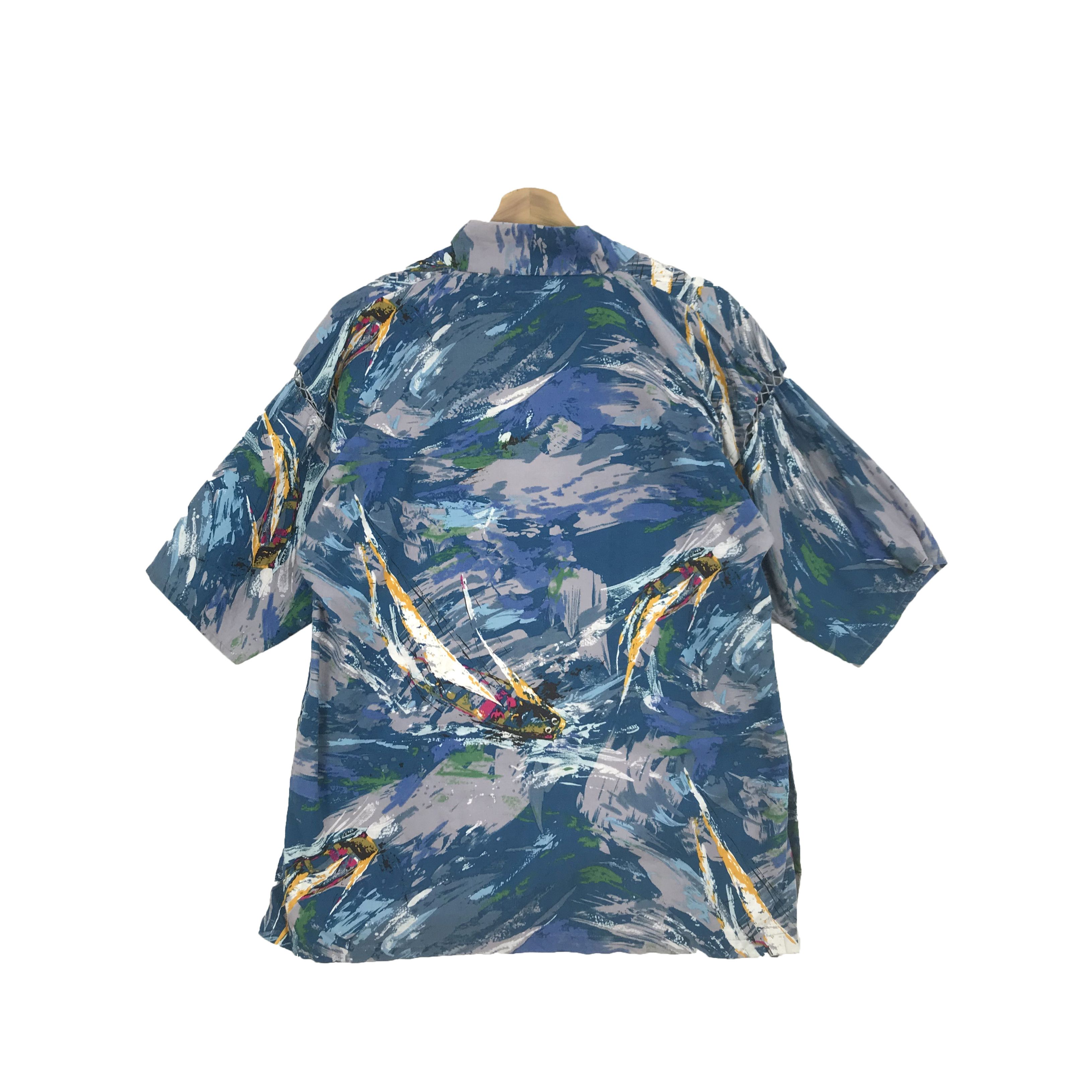 Japanese Brand × Vintage Vintage Surf Kimono Japanese Jacket Surfwear | BS54470. Size US L / EU 52-54 / 3 - 2 Thumbnail