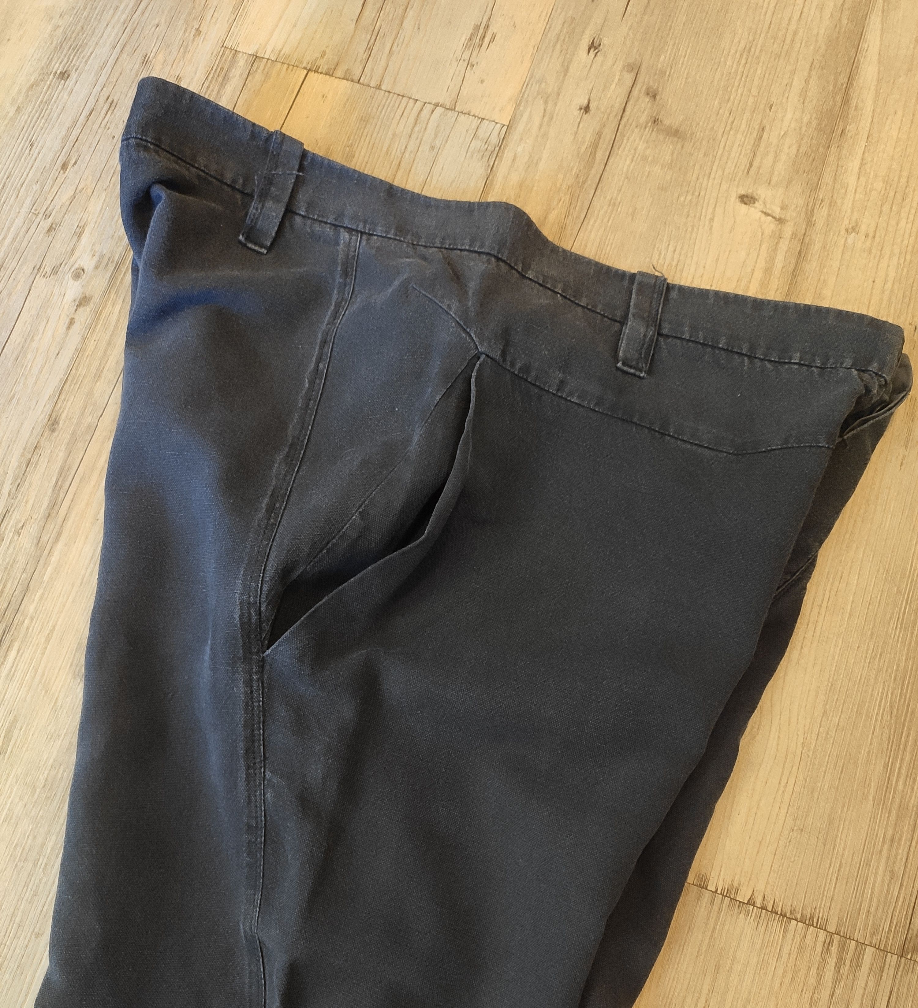 Lost & Found Ria Dunn Handstitched linen pants.Like Rick Owens or Julius Size US 34 / EU 50 - 5 Thumbnail