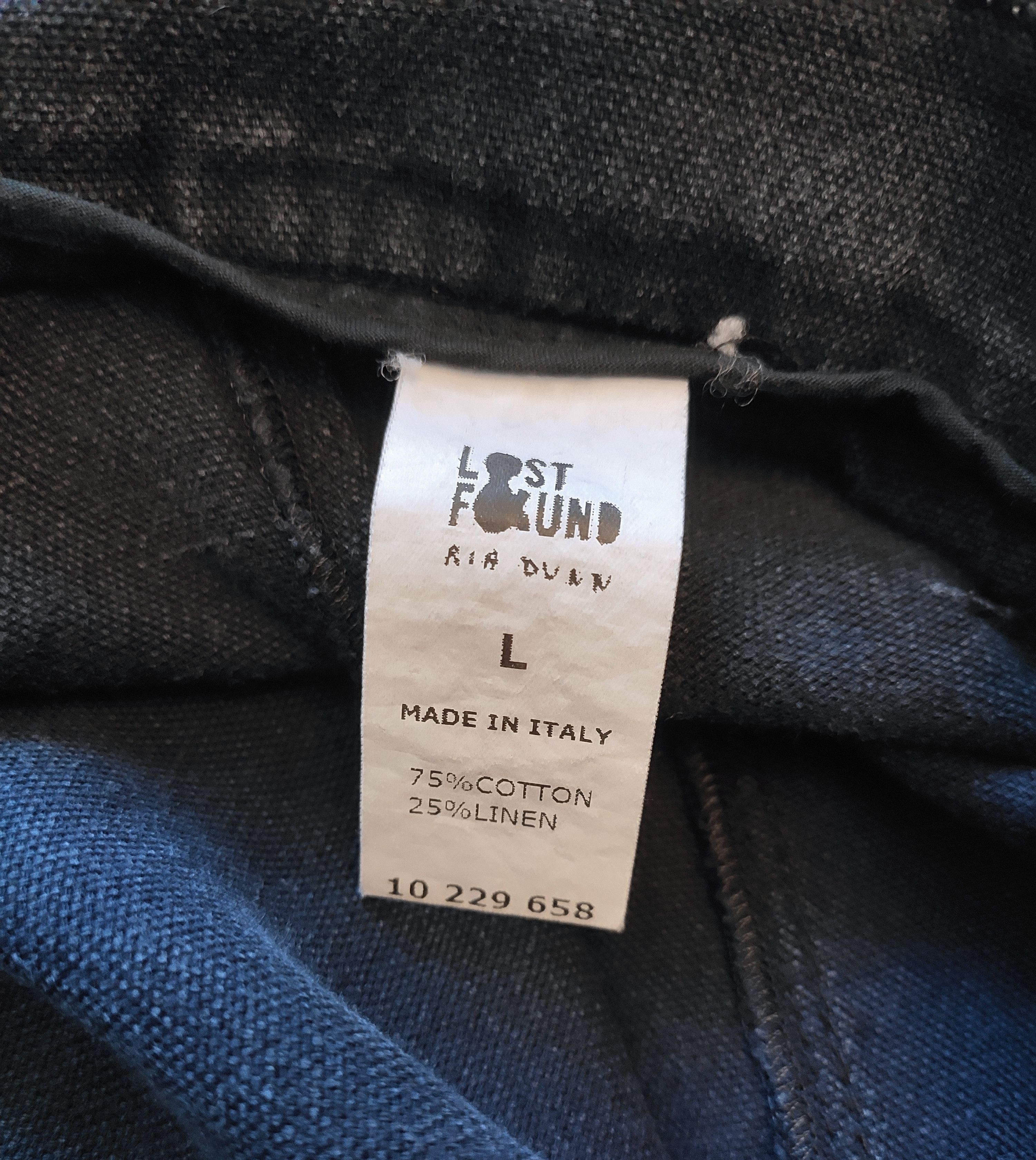 Lost & Found Ria Dunn Handstitched linen pants.Like Rick Owens or Julius Size US 34 / EU 50 - 7 Thumbnail