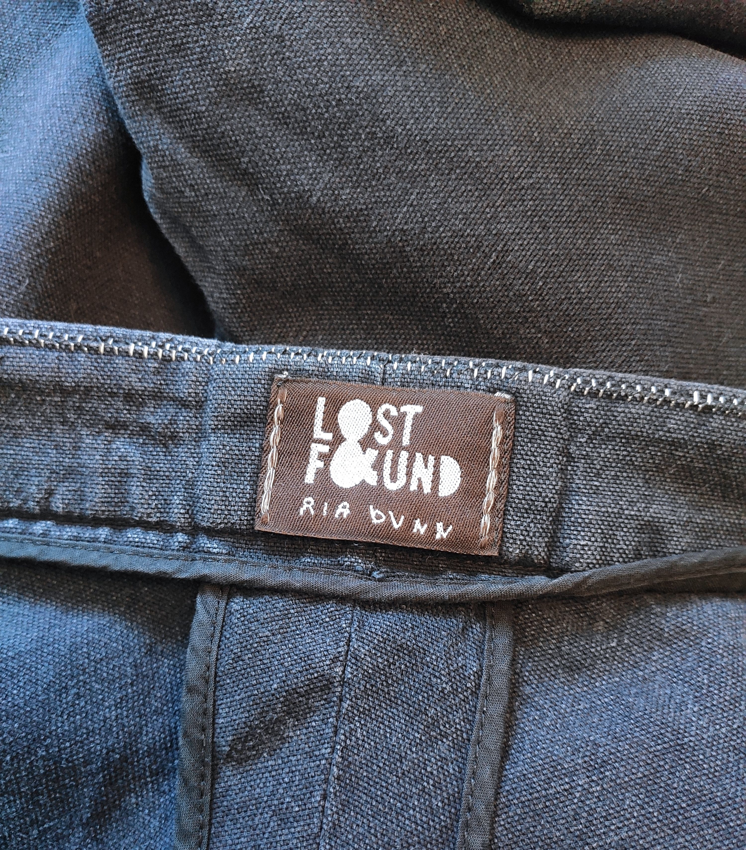 Lost & Found Ria Dunn Handstitched linen pants.Like Rick Owens or Julius Size US 34 / EU 50 - 6 Thumbnail