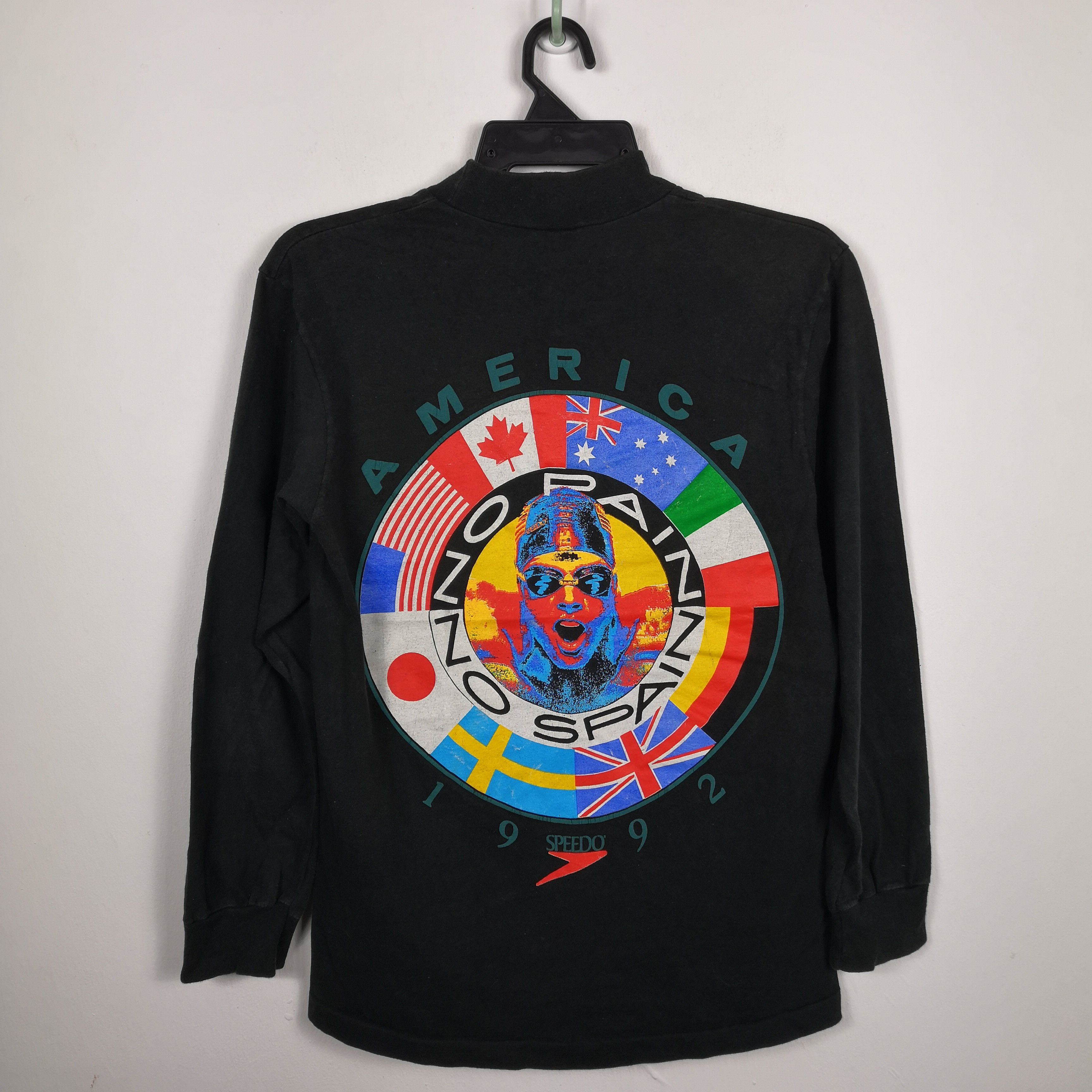 Vintage Vintage America No Pain No Spain T Shirt Tees | BS17586. Size US S / EU 44-46 / 1 - 1 Thumbnail