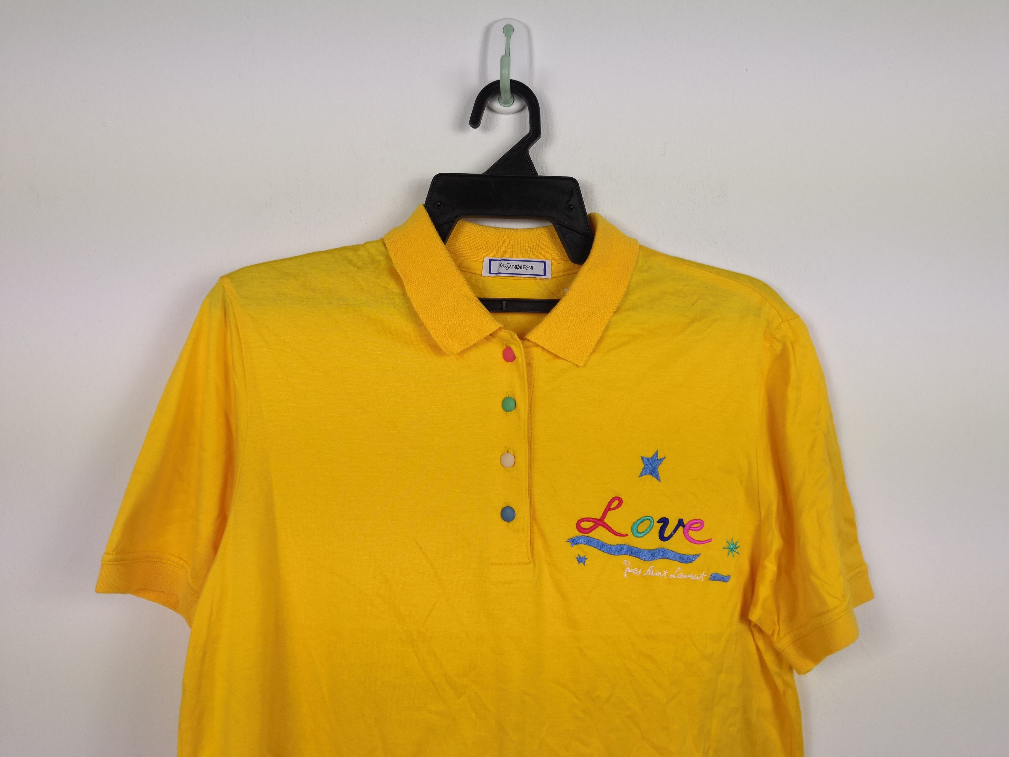 Vintage Vintage Yves Saint Laurent T-Shirt YSL Polo Shirts 56789 Size US M / EU 48-50 / 2 - 2 Thumbnail