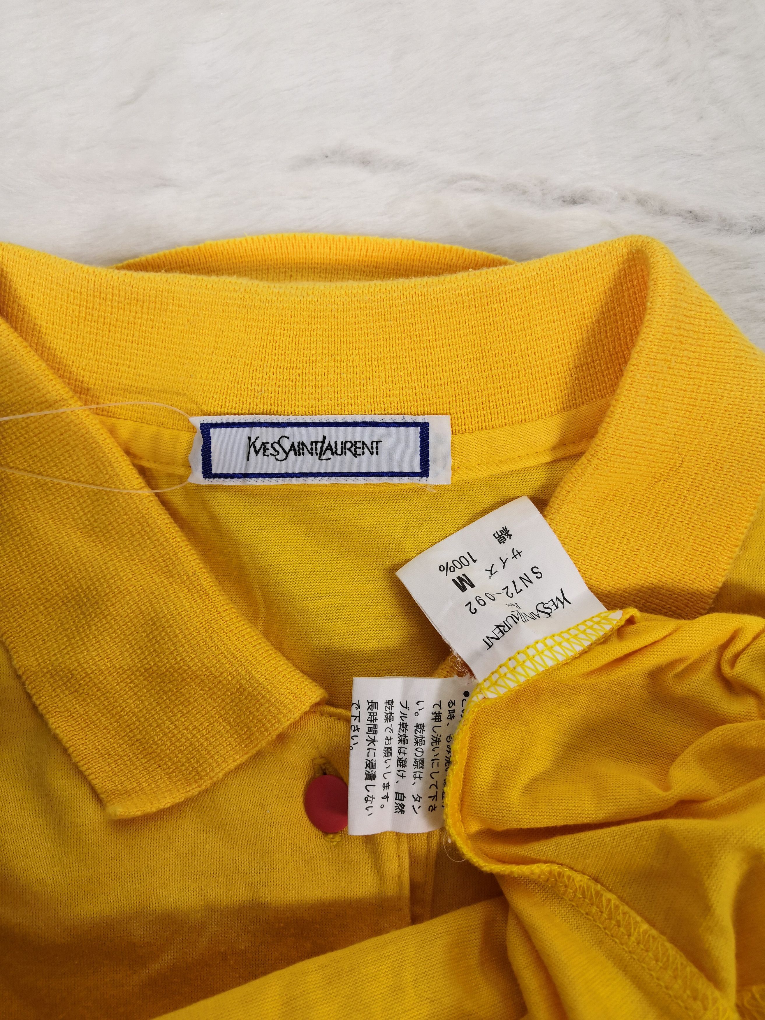 Vintage Vintage Yves Saint Laurent T-Shirt YSL Polo Shirts 56789 Size US M / EU 48-50 / 2 - 3 Thumbnail