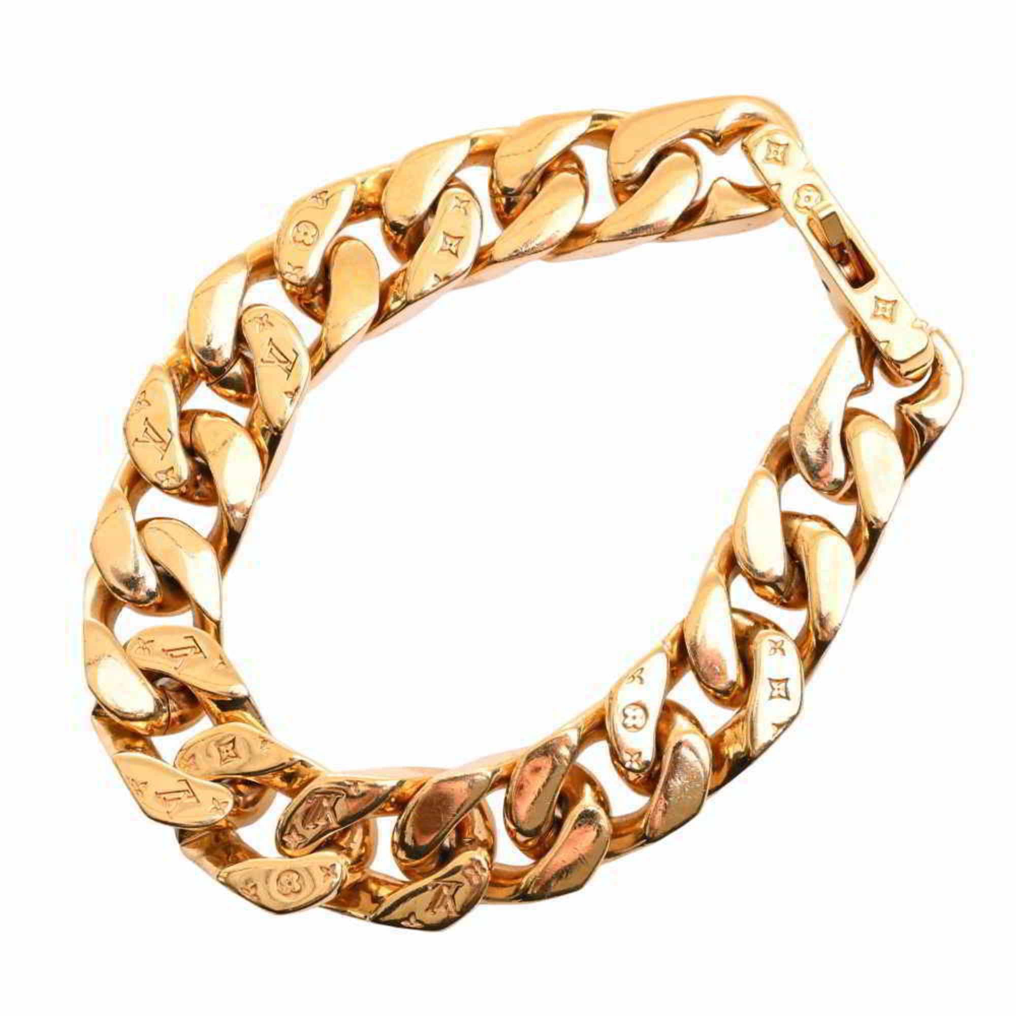 Louis Vuitton MP2969 Brasserie LV Mix Chain Bracelet Gold × Multi