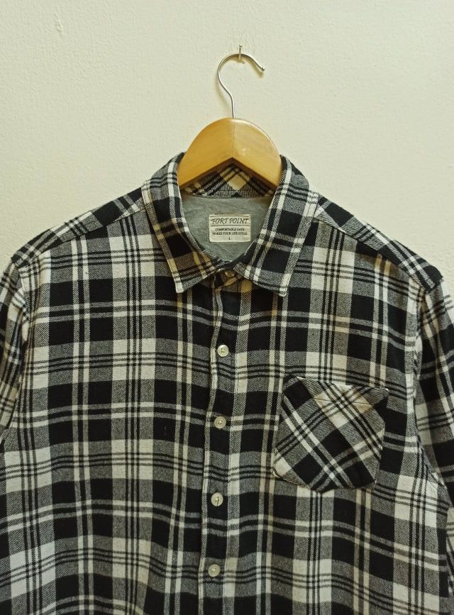 Flannel Rare Japan Flannel Tshirt Ford Point (c31) Size US M / EU 48-50 / 2 - 2 Thumbnail