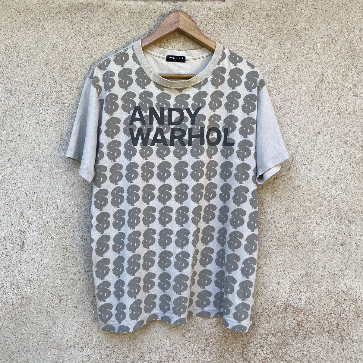 Vintage Faded Y2K Andy Warhol Overprint Art Tee