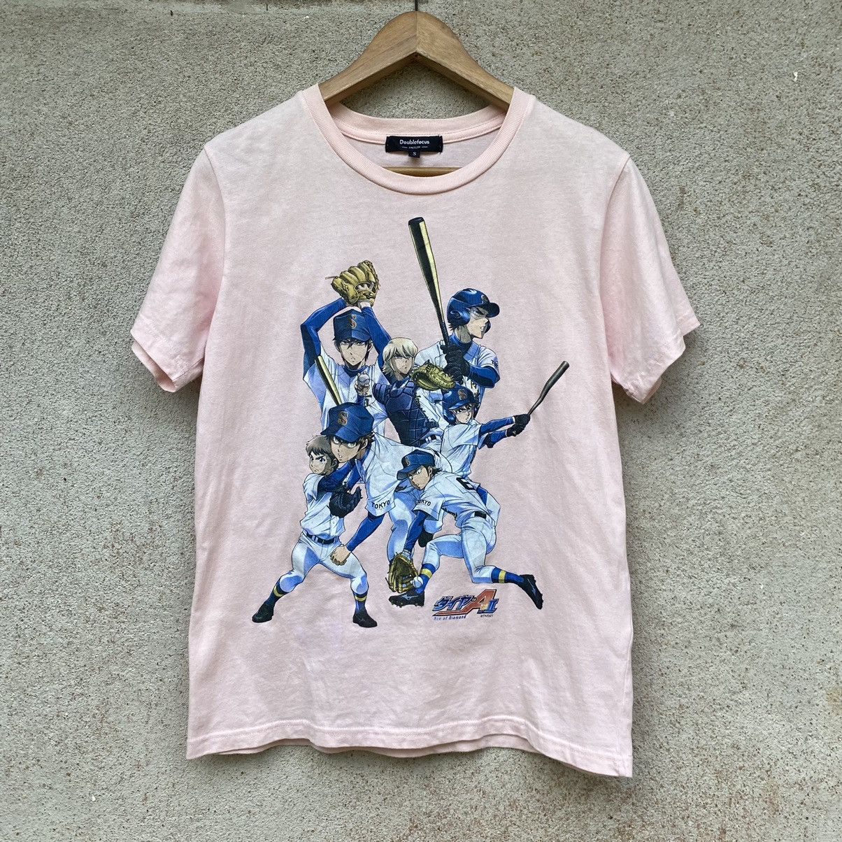 Anime Thrashed Faded Vintage Y2K Ace of Diamond Anime ERD GRUNGE T Size US S / EU 44-46 / 1 - 1 Thumbnail