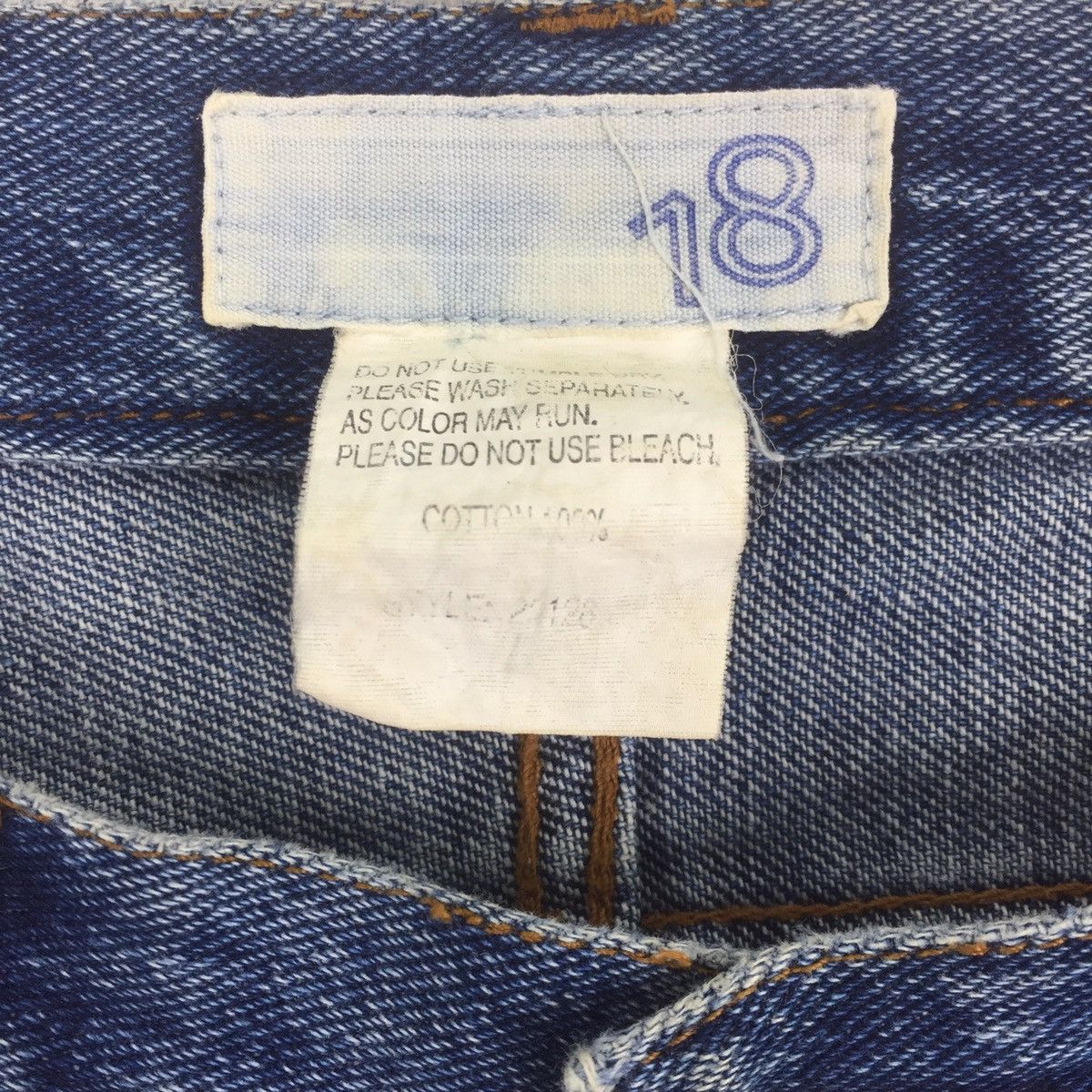 Japanese Brand × Vintage Patchwork sashiko stitch like helmut lang painter jean Size US 31 - 8 Thumbnail
