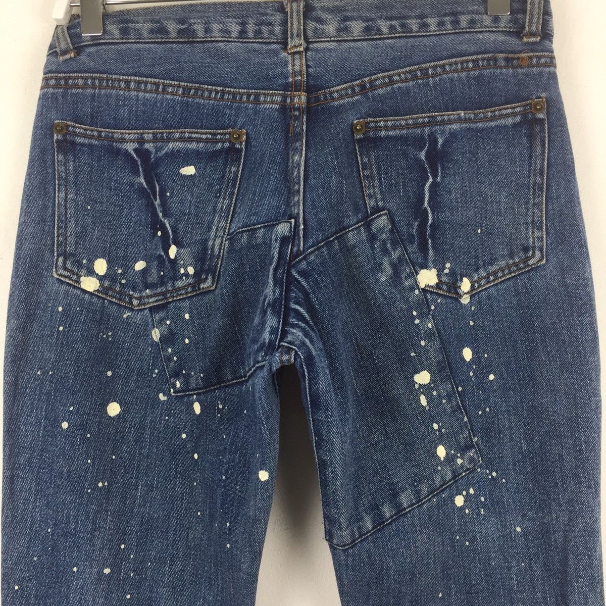Japanese Brand × Vintage Patchwork sashiko stitch like helmut lang painter jean Size US 31 - 7 Thumbnail