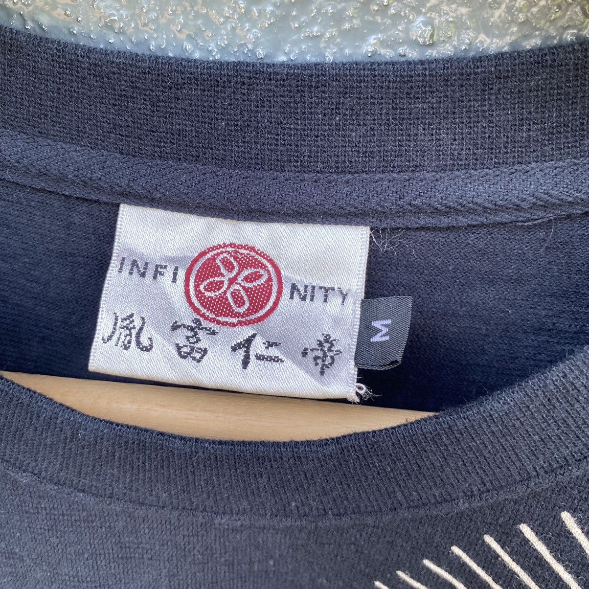 Japanese Brand Vintage Faded Y2K Infinity Embroidered ERD GRUNGE TEE Size US M / EU 48-50 / 2 - 7 Thumbnail