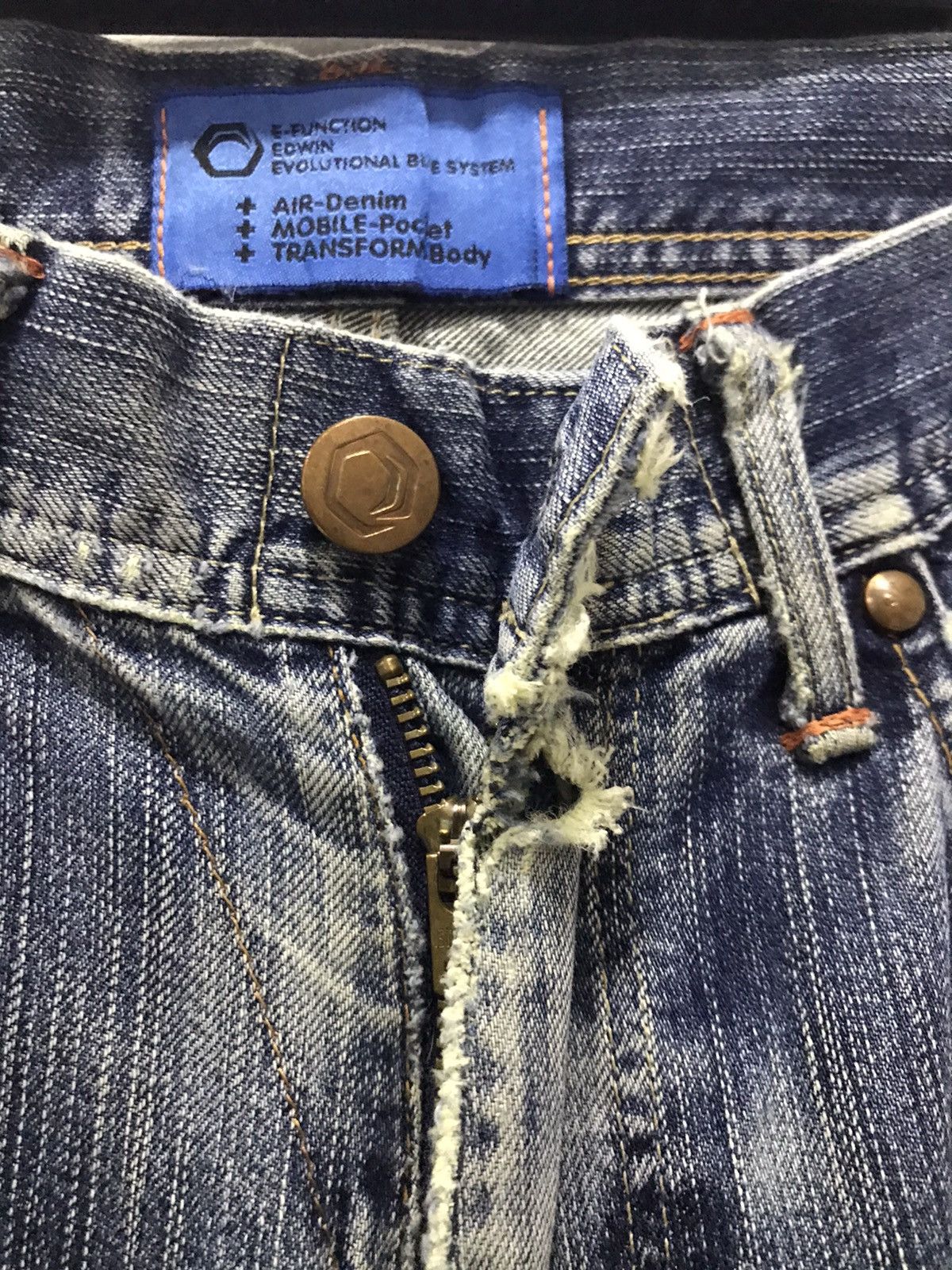 Edwin Rare🔥🔥 E-Function J Curve Denim Jeans Pants Size US 28 / EU 44 - 11 Thumbnail