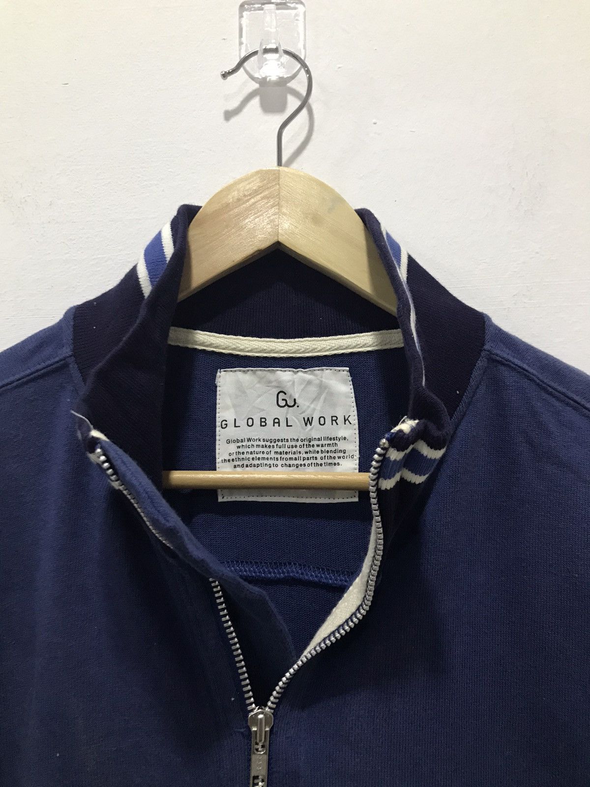 Global Work Global work zipper jacket sweatshirt Size US L / EU 52-54 / 3 - 7 Thumbnail