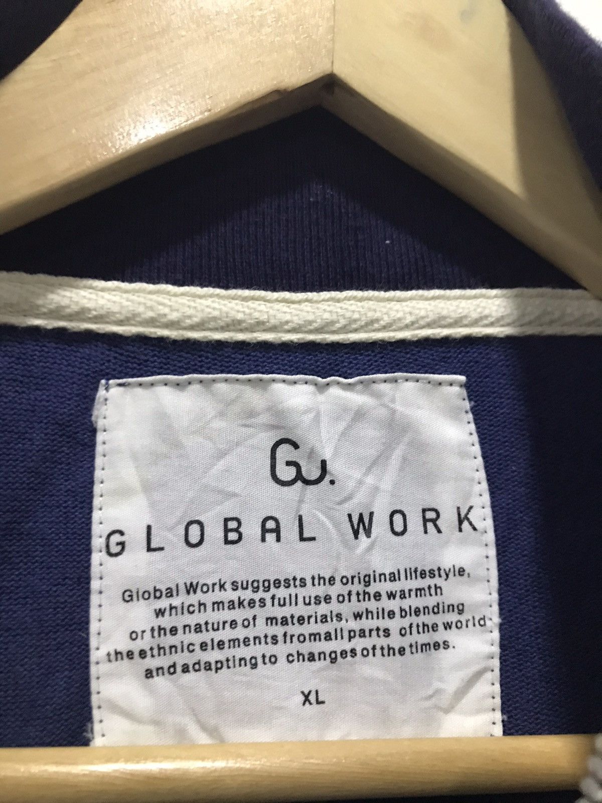 Global Work Global work zipper jacket sweatshirt Size US L / EU 52-54 / 3 - 8 Thumbnail