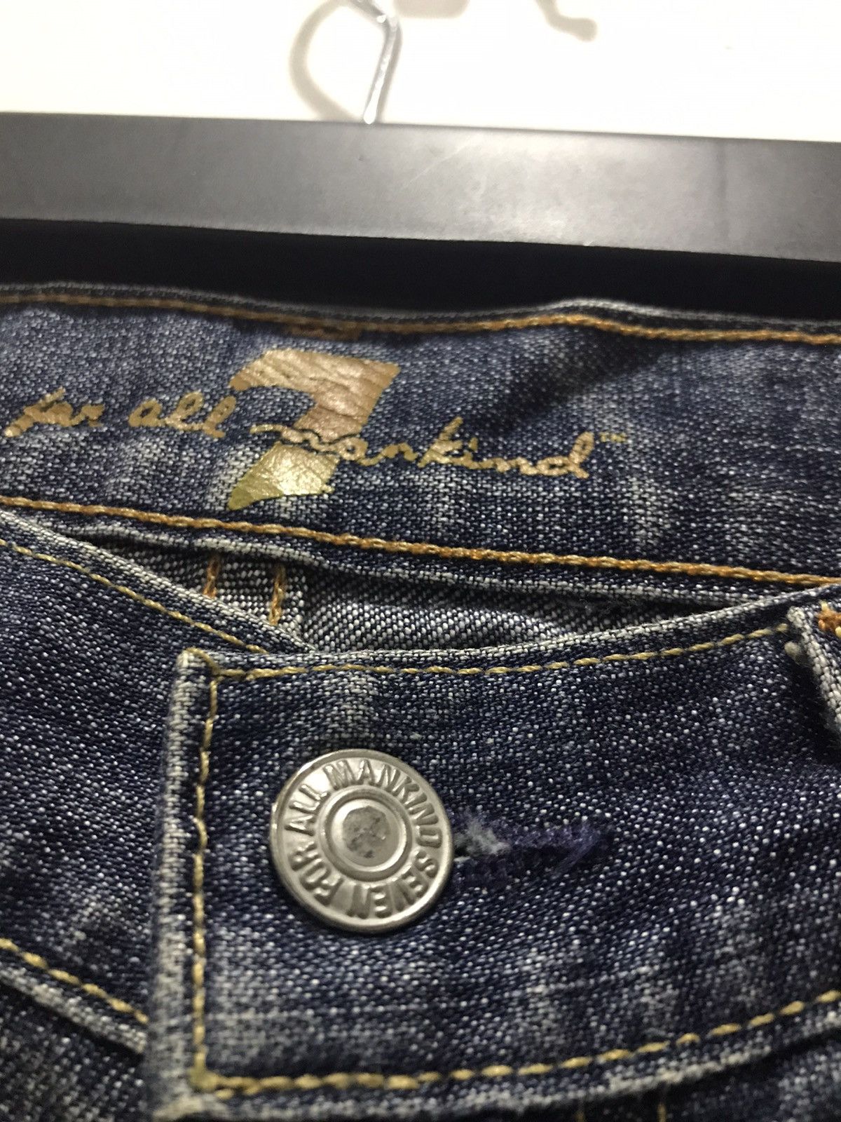 7 For All Mankind 7 for All mankind cut off denim short jeans Size US 29 - 14 Thumbnail