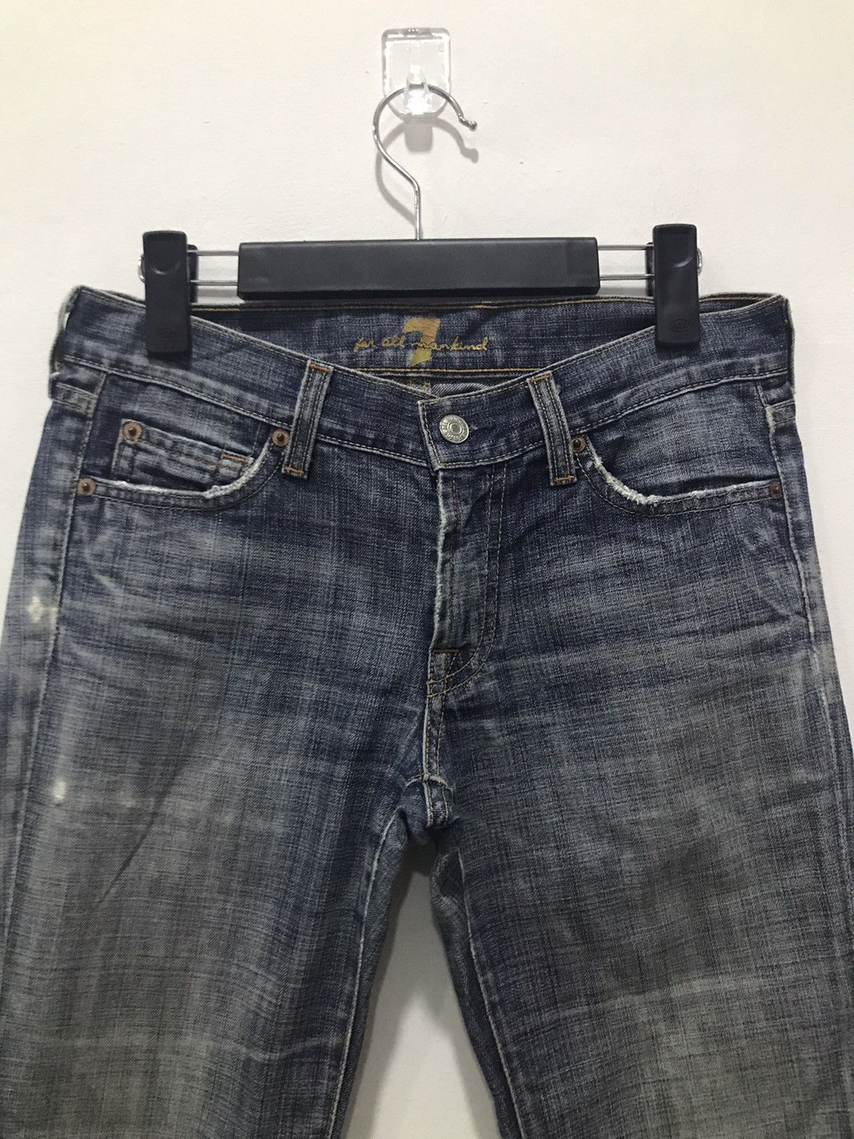 7 For All Mankind 7 for All mankind cut off denim short jeans Size US 29 - 3 Thumbnail