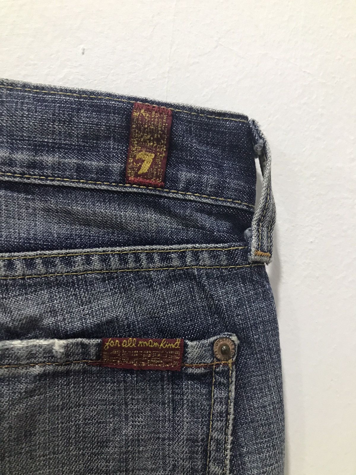 7 For All Mankind 7 for All mankind cut off denim short jeans Size US 29 - 18 Thumbnail