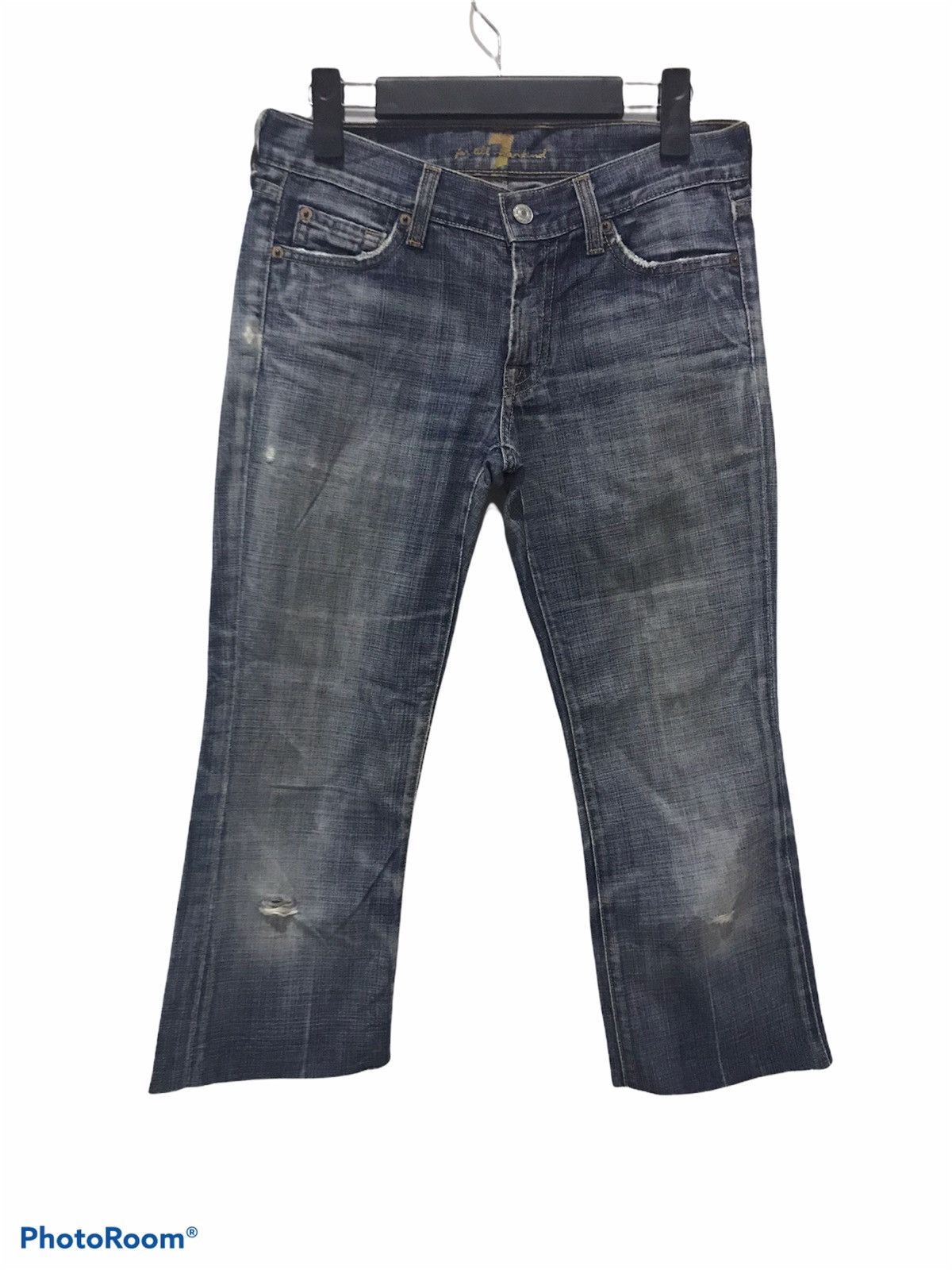 7 For All Mankind 7 for All mankind cut off denim short jeans Size US 29 - 1 Thumbnail
