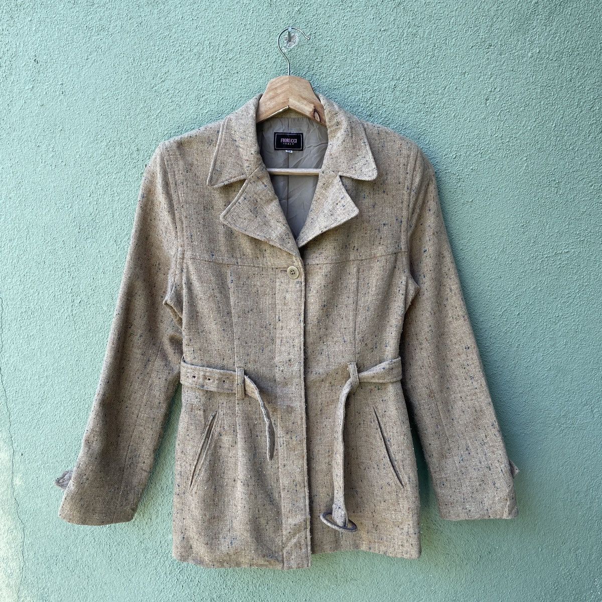Fiorucci Vintage Fiorucci Italy Wool Coat Jacket Size XS Size US XS / EU 42 / 0 - 1 Thumbnail