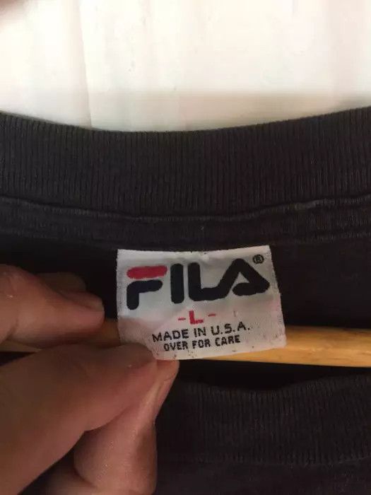 Fila fila tee big logo tee spellout Size US L / EU 52-54 / 3 - 4 Thumbnail