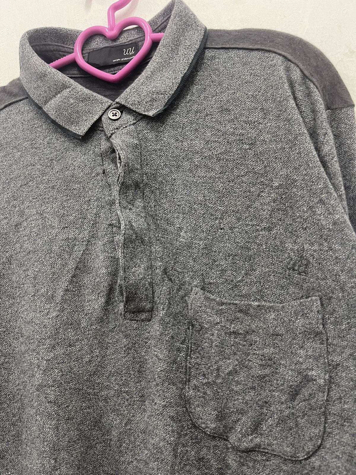 Undercover × Uniqlo Rare UNIQLO X UNDERCOVER Single Pocket Polo Shirt Size US L / EU 52-54 / 3 - 2 Thumbnail