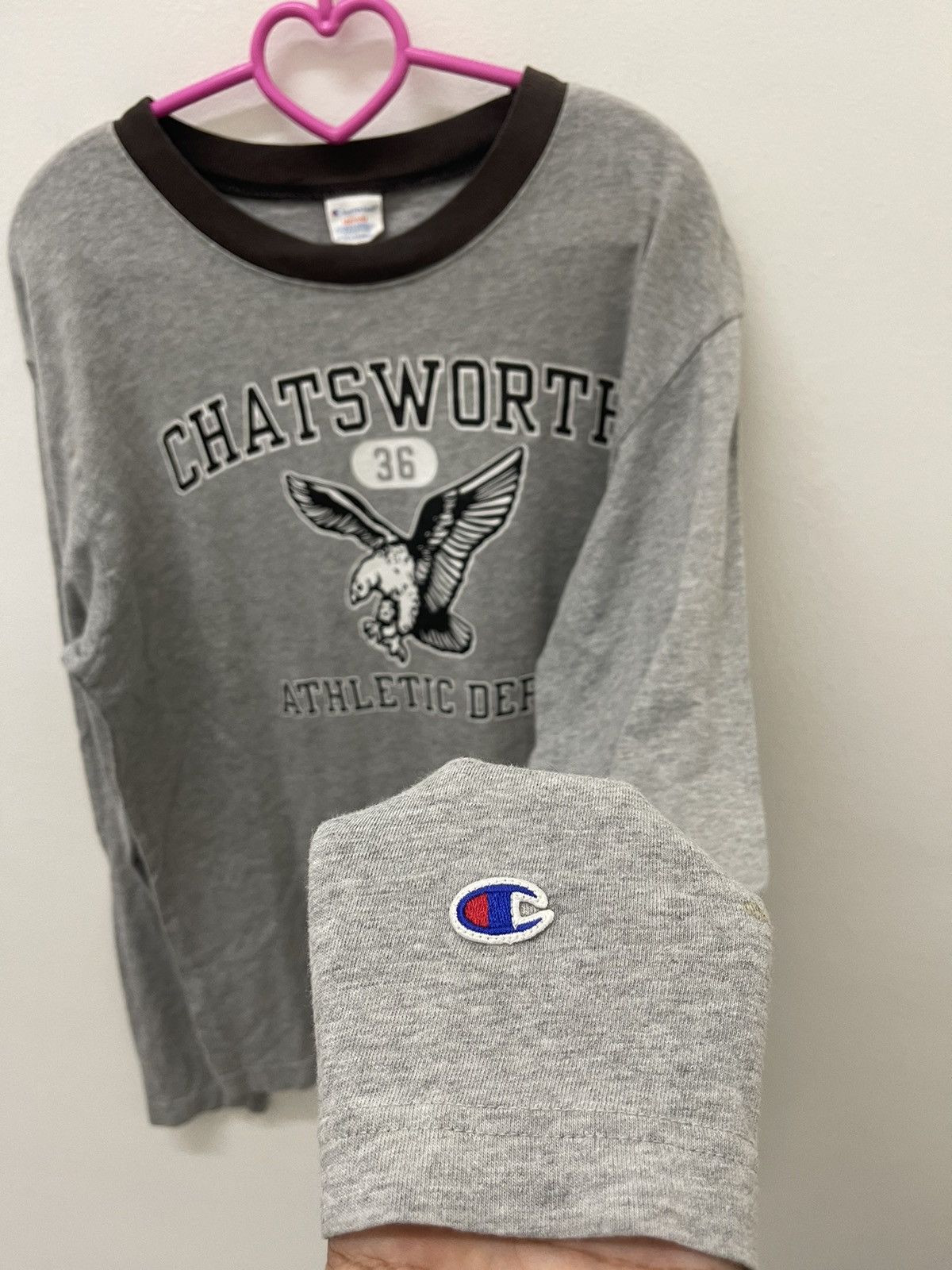 Champion Rare Vintage CHAMPION Chatsworth Athletic Dept Long Sleeve Size US M / EU 48-50 / 2 - 3 Thumbnail