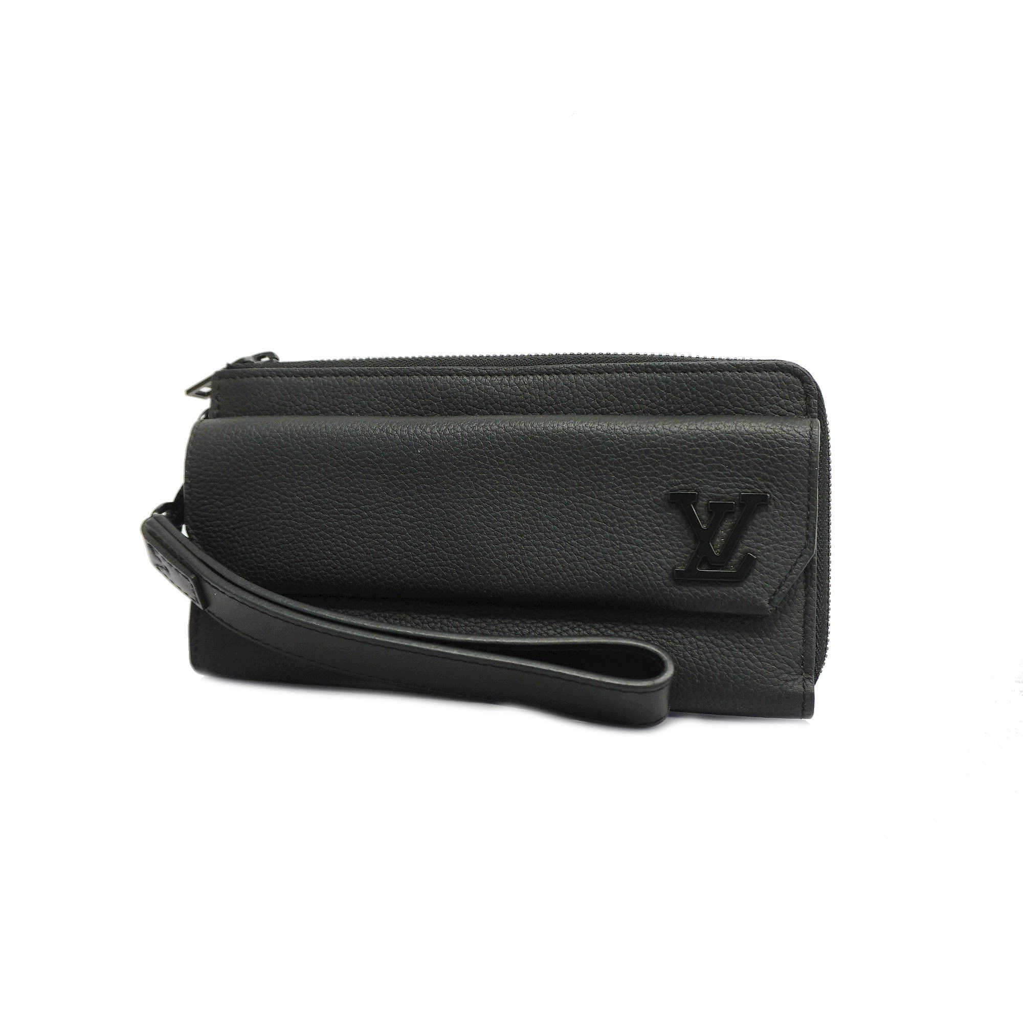 Louis Vuitton M69831 New Long Wallet, Black, One Size