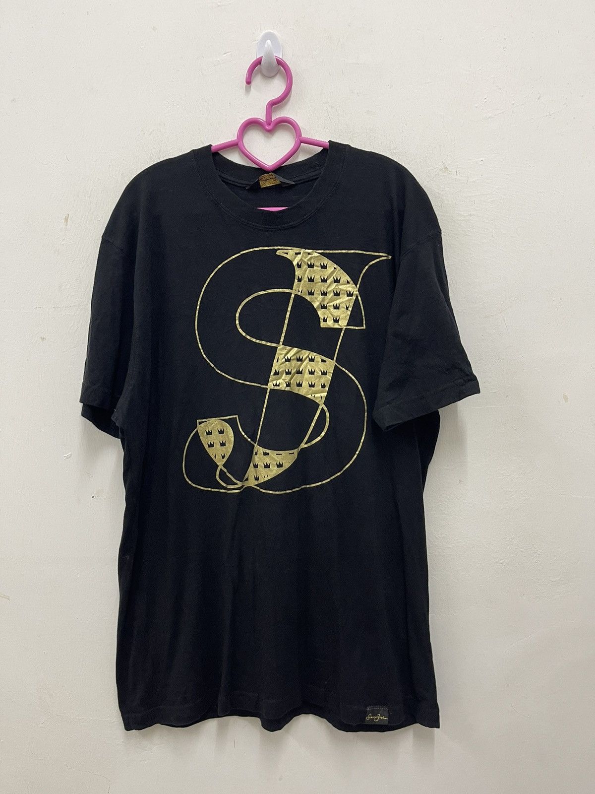 Sean John Rare Vintage SEAN JOHN SJ Spell Out Big Logo Royal Tee Size US L / EU 52-54 / 3 - 1 Thumbnail