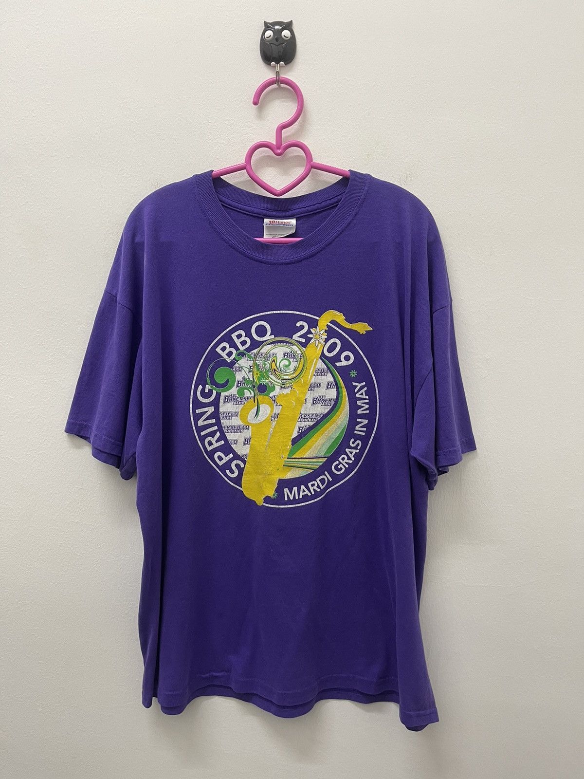 Image of American College x Collegiate Vintage California State University 2009 Toyota Tee in Purple (Size L