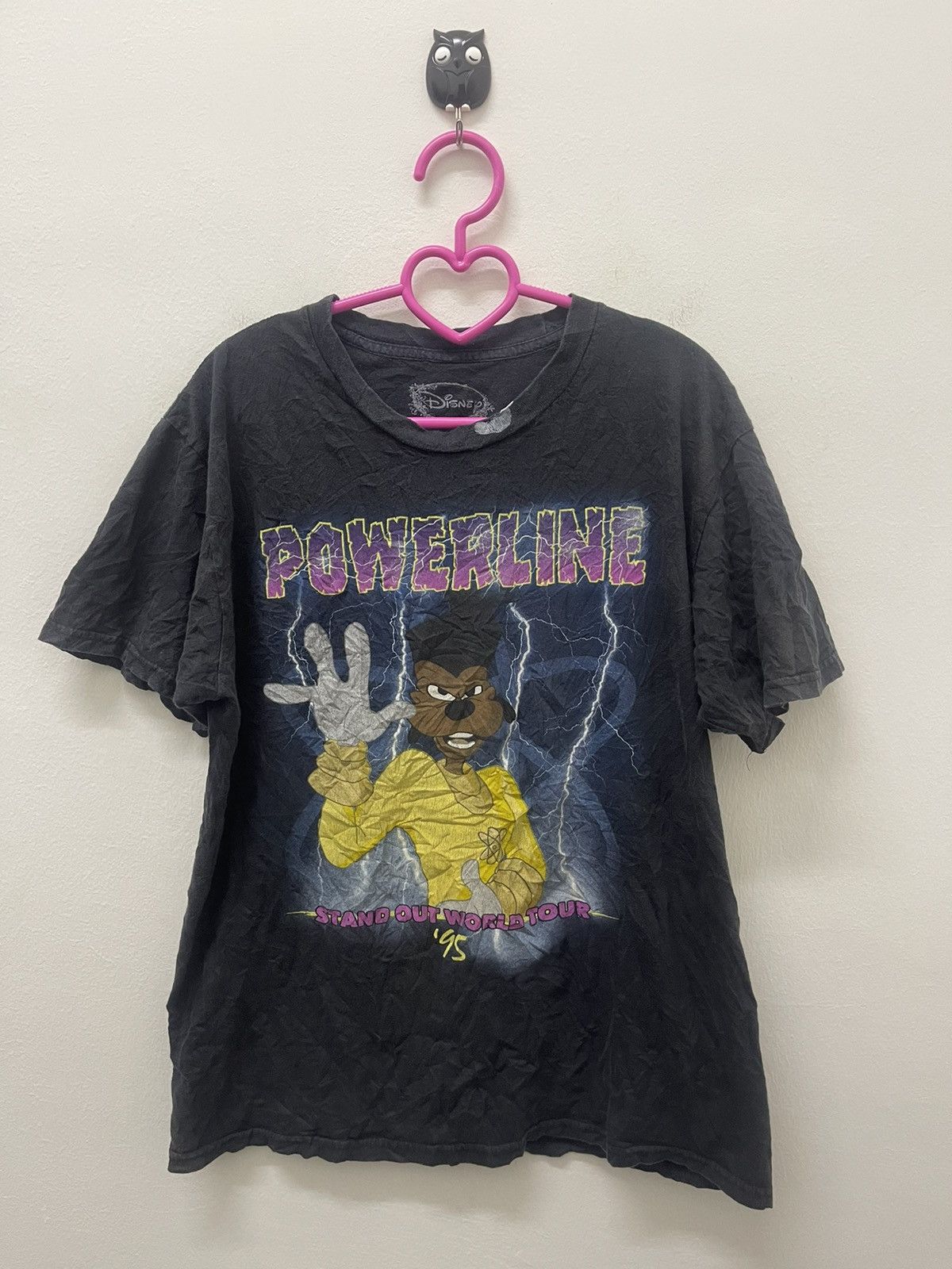 Band Tees Rare GOOFY Powerline Stand Out World Tour 95 Disney Rock Tee Size US M / EU 48-50 / 2 - 1 Thumbnail