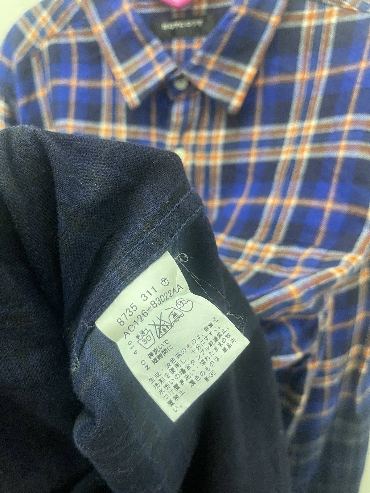 Boycott Rare Vintage BOYCOTT Japan Two Tones Plaid Tartan Size US M / EU 48-50 / 2 - 3 Thumbnail