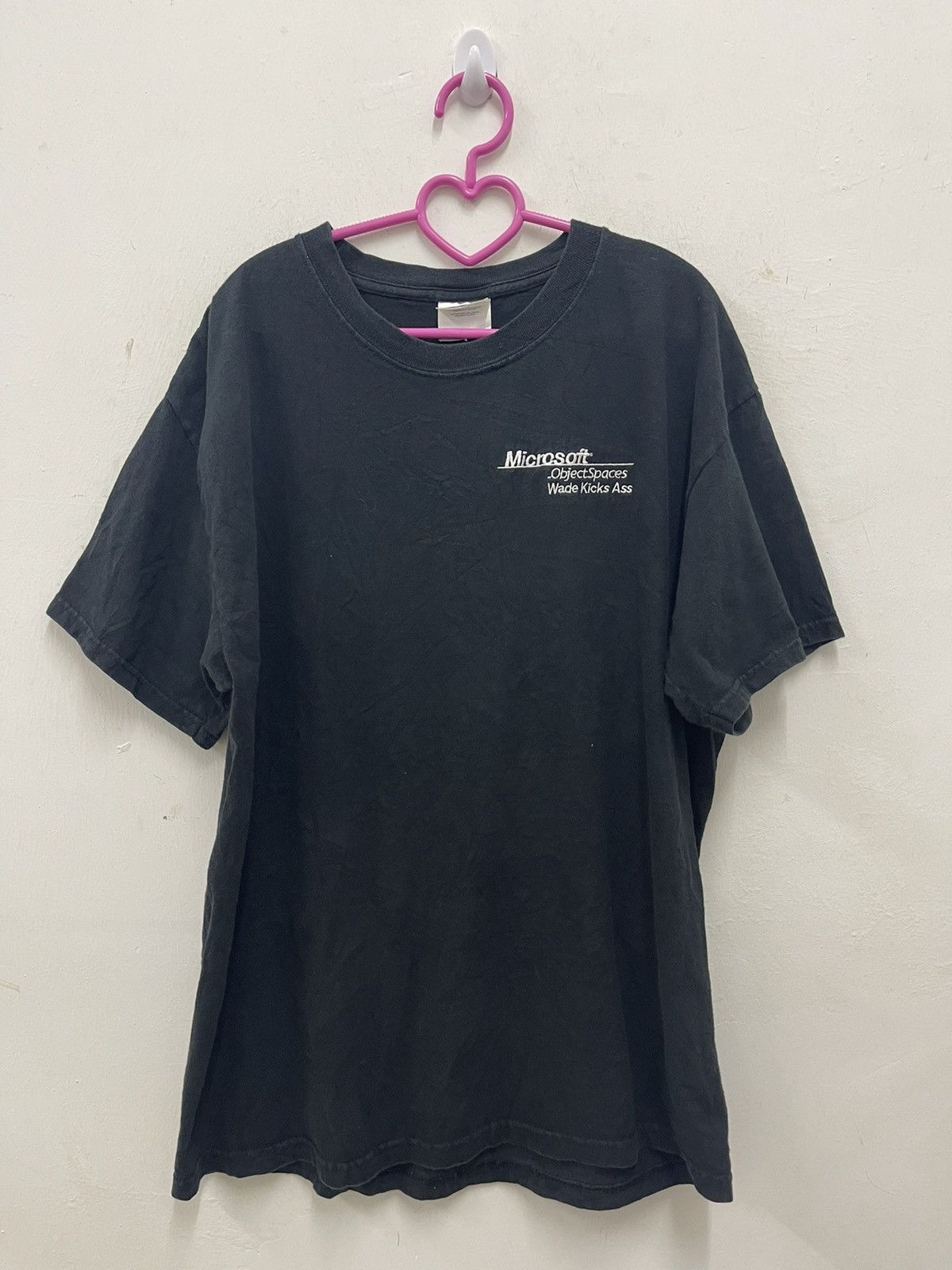 Microsoft Rare Vintage MICROSOFT Objectspaces Wade Kicks Ass Tee Size US L / EU 52-54 / 3 - 1 Thumbnail