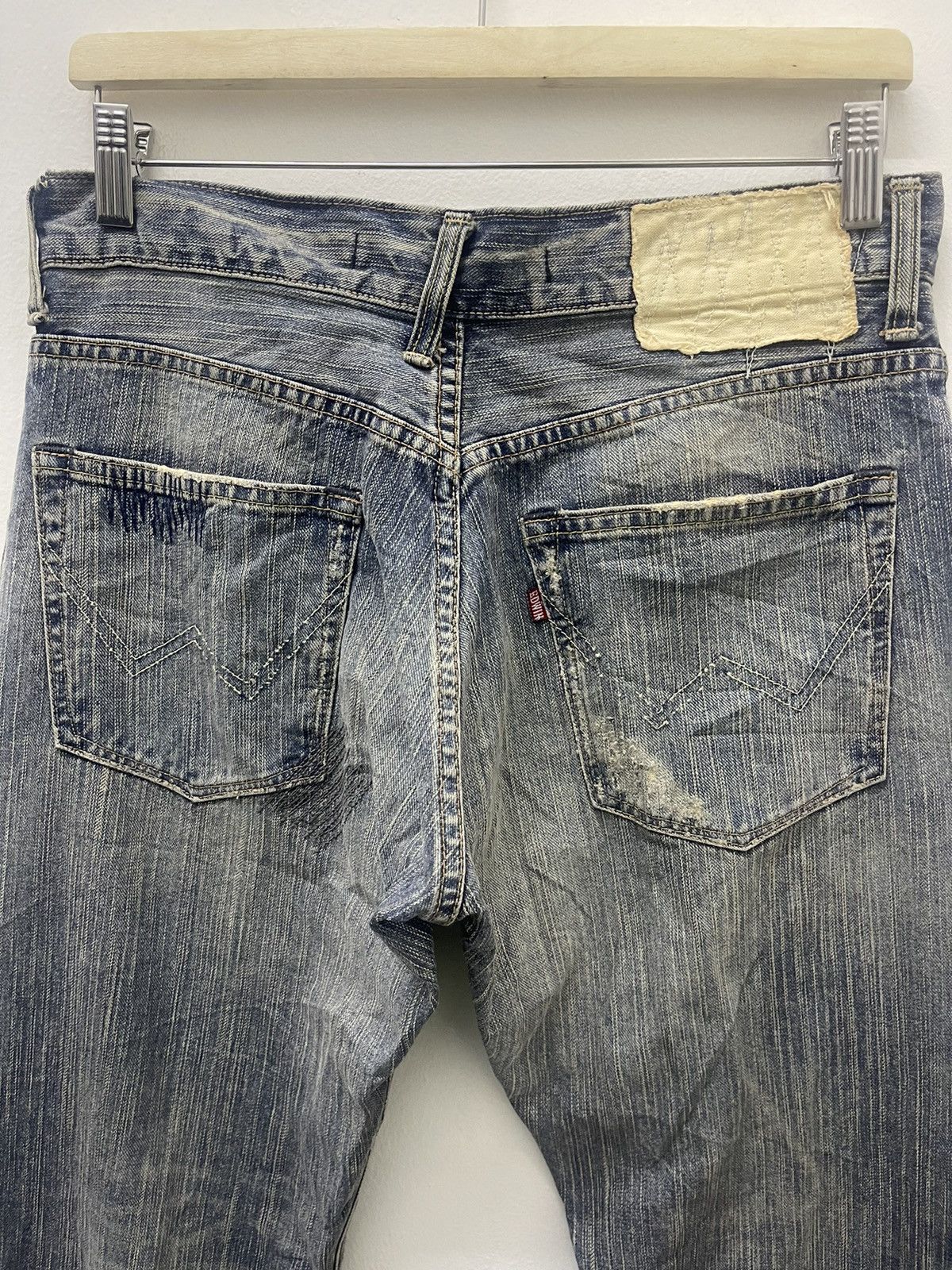 Edwin Rare Vintage EDWIN Distressed Denim Jeans Size US 30 / EU 46 - 3 Thumbnail