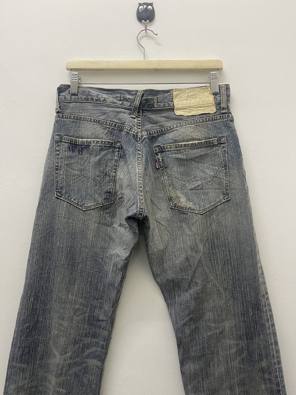 Edwin Rare Vintage EDWIN Distressed Denim Jeans Size US 30 / EU 46 - 2 Thumbnail
