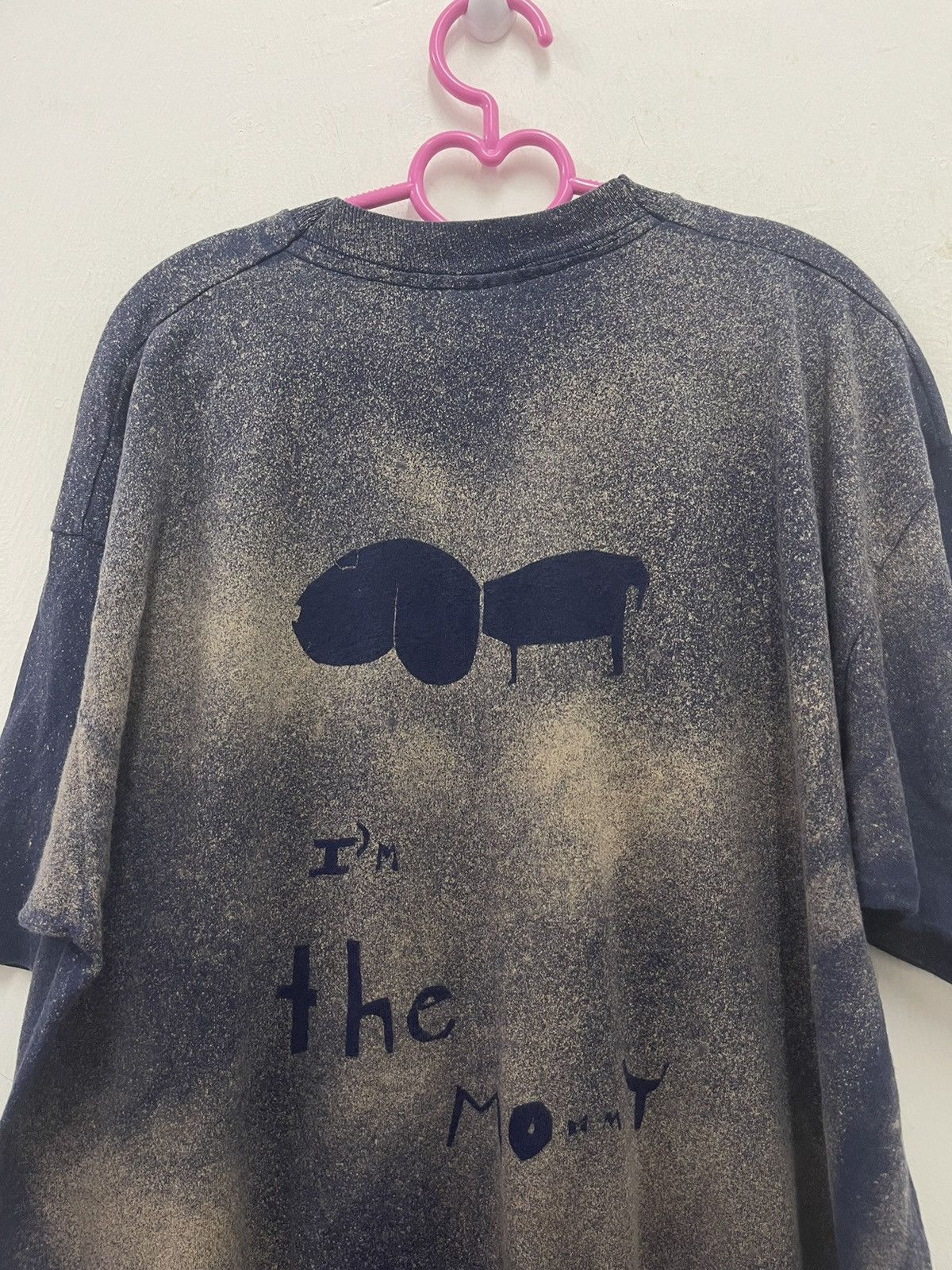Fruit Of The Loom Vintage I LOVE MY FAMILY Mommy Paint Splatter Sun Faded Tee Size US XL / EU 56 / 4 - 6 Thumbnail