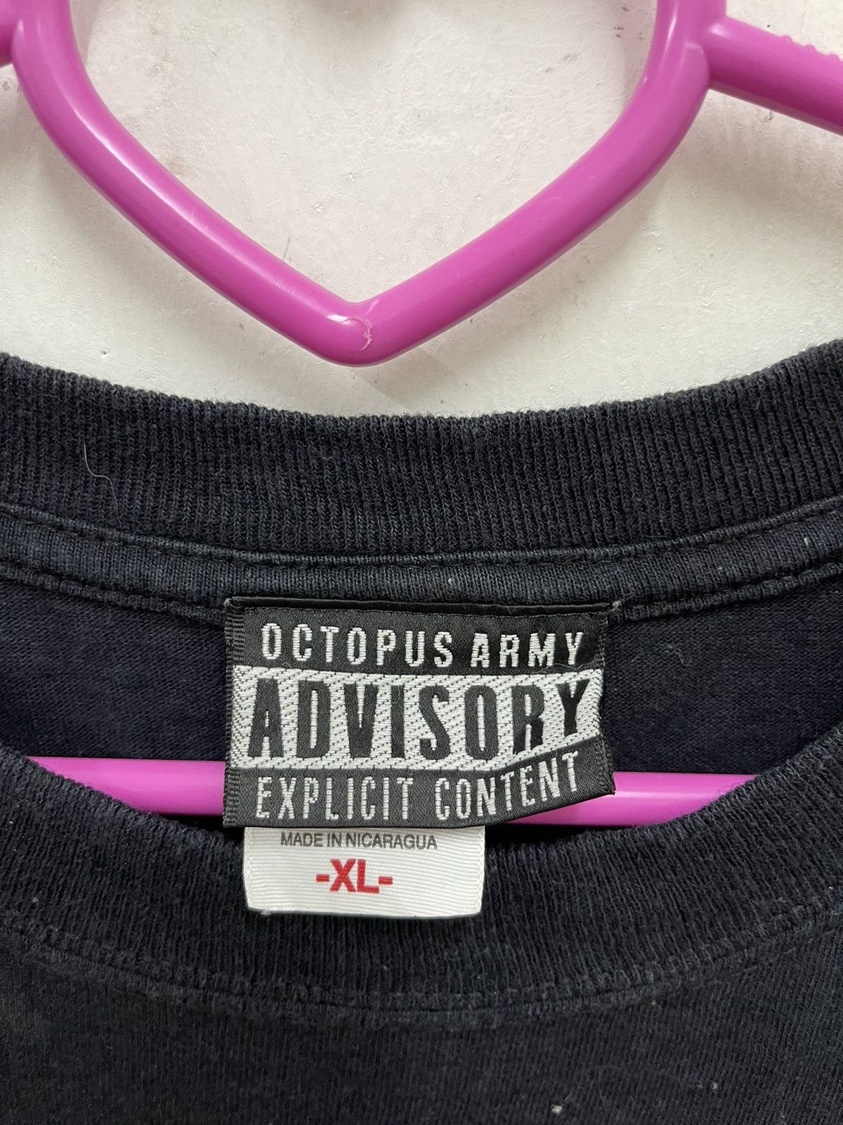 Japanese Brand Rare Vintage OCTOPUS ARMY Rude King Savage xxx Shirt Size US XL / EU 56 / 4 - 4 Thumbnail
