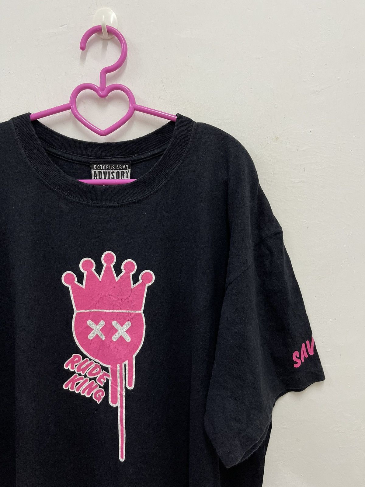 Japanese Brand Rare Vintage OCTOPUS ARMY Rude King Savage xxx Shirt Size US XL / EU 56 / 4 - 2 Thumbnail