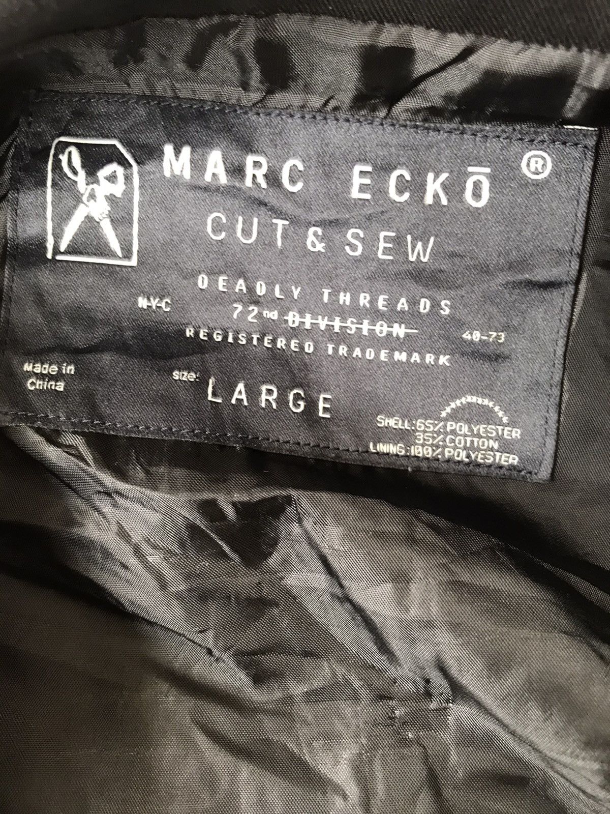 Marc Ecko Vintage Marc Ecko Military Bomber Jacket Size US L / EU 52-54 / 3 - 5 Thumbnail