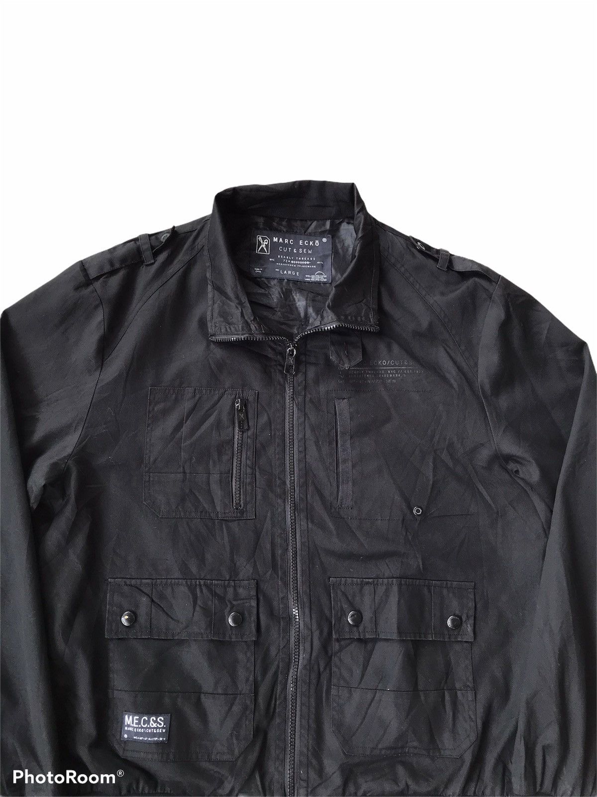 Marc Ecko Vintage Marc Ecko Military Bomber Jacket Size US L / EU 52-54 / 3 - 4 Thumbnail