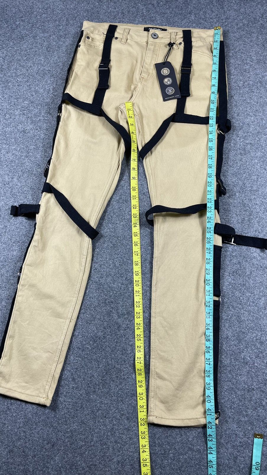 SERENEDE Super Rare🔥SERENEDE🔥Bondage Skinny Jeans Size US 34 / EU 50 - 5 Thumbnail
